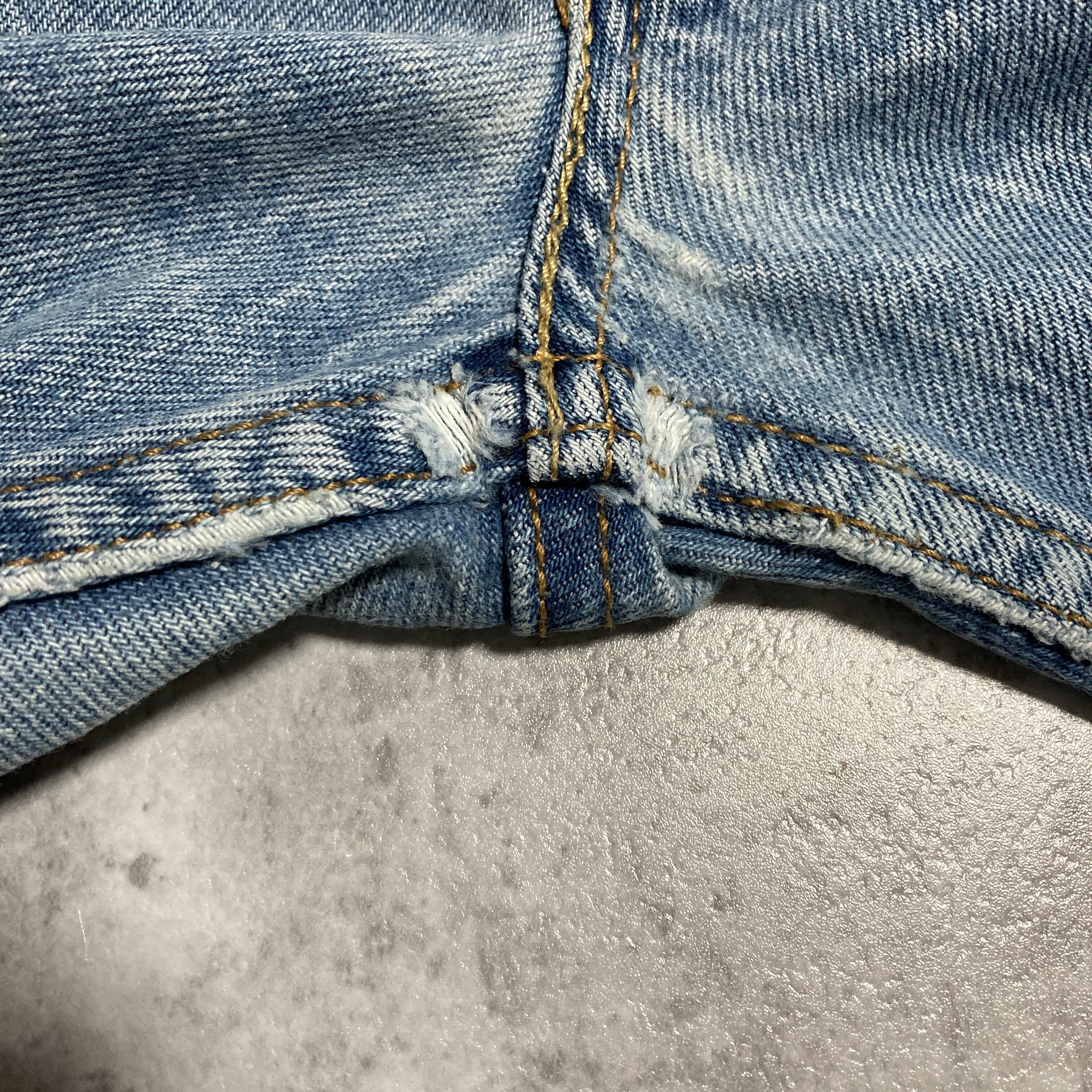 W33 L36】Levis 501 リーバイス ボタンフライ 縦落ち デニムパンツ