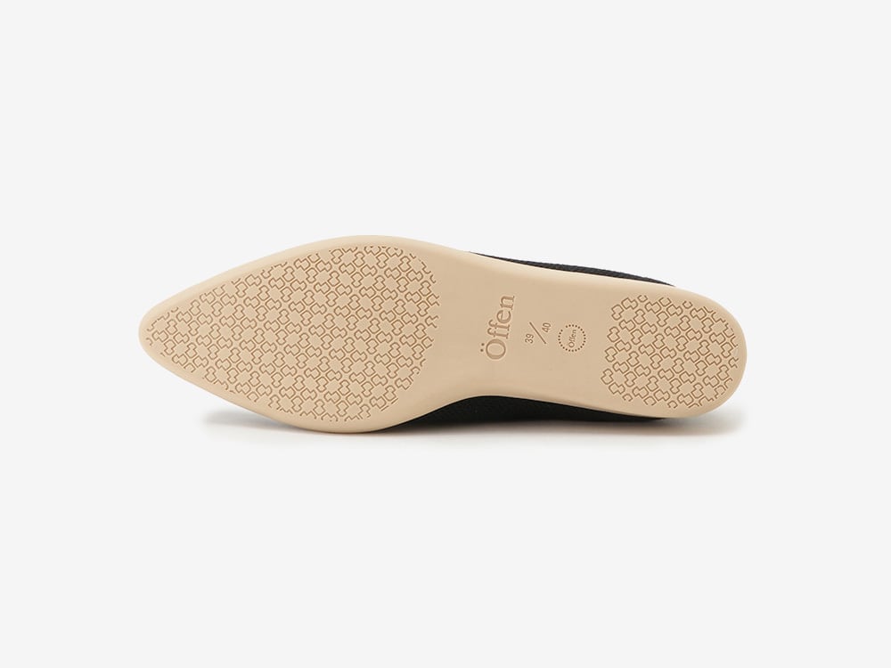 pointedboots-SCALLOP / BLACK | Offen