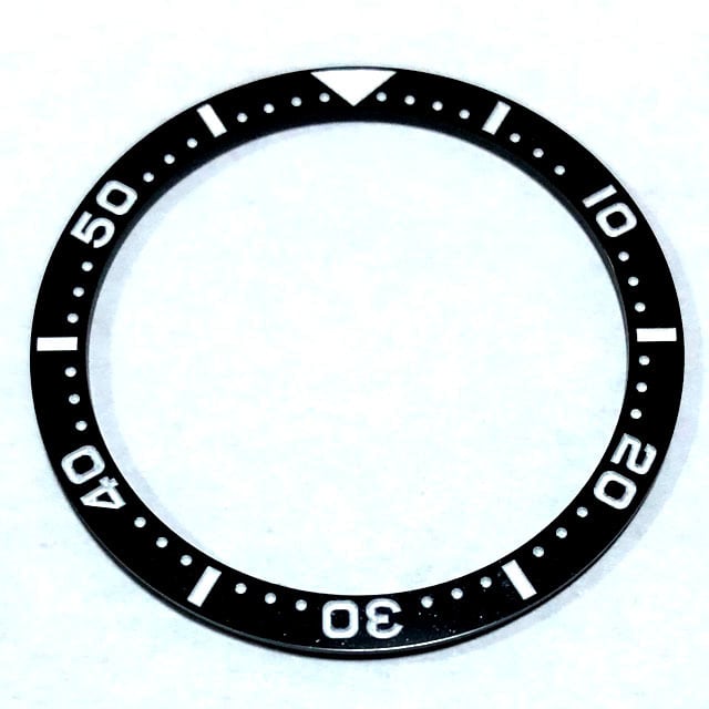 純正デザイン セラミックベゼルインサート（ブラック）for SEIKO SBZI