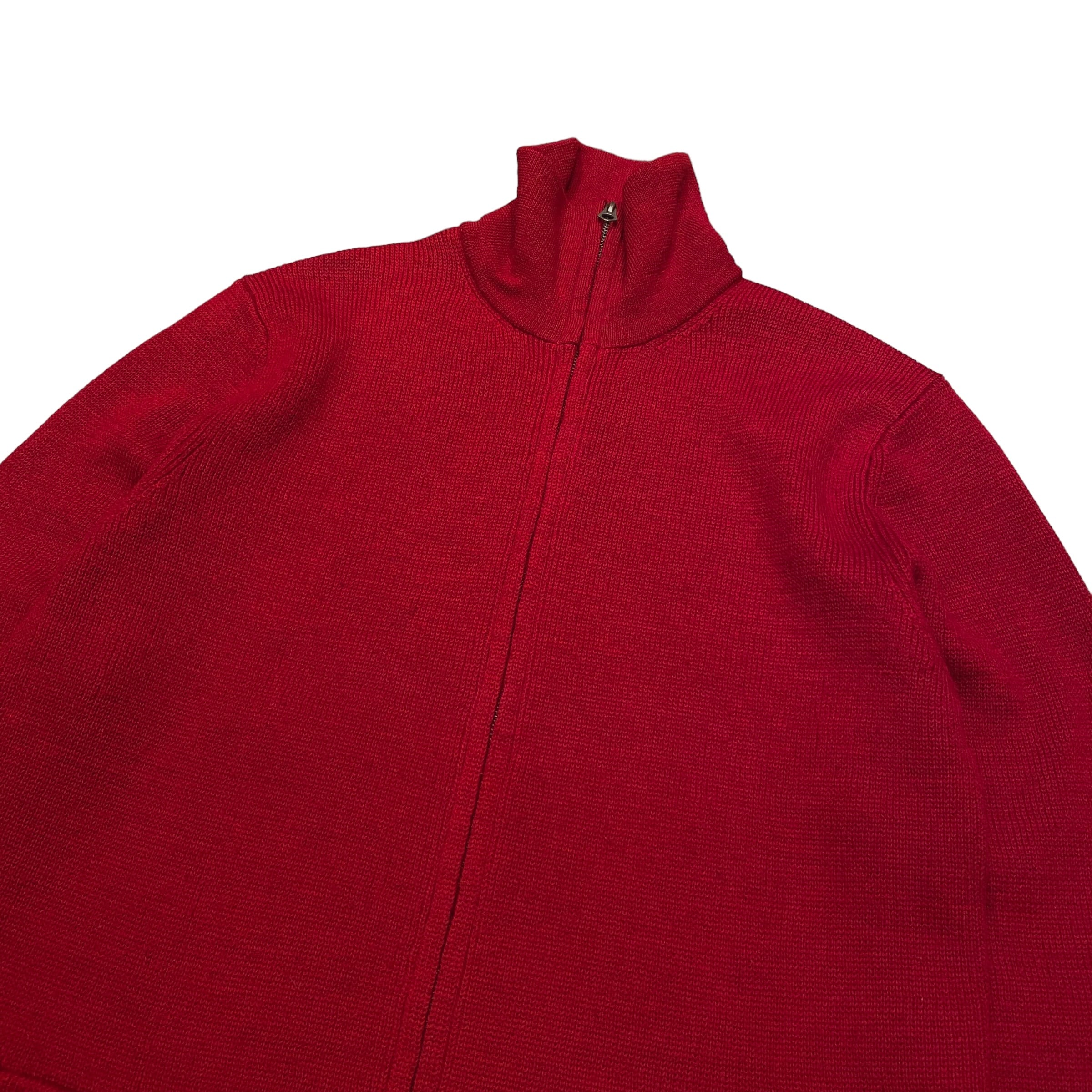 90's POLO Ralph Lauren Wool Full Zip Drivers Knit M / ポロ ラルフ