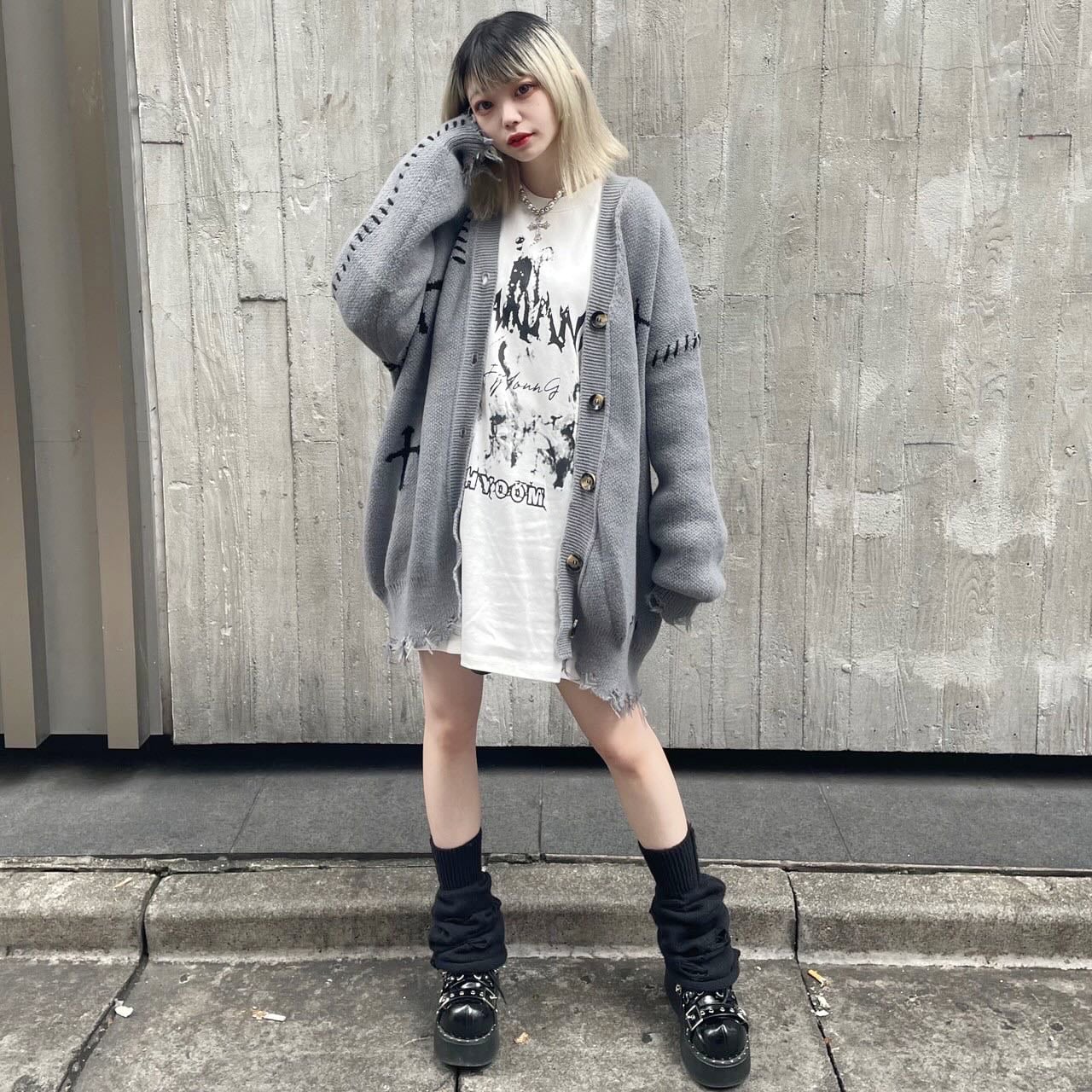 ハートソード クロスステッチカーディガン | VOLCAN&APHRODITE