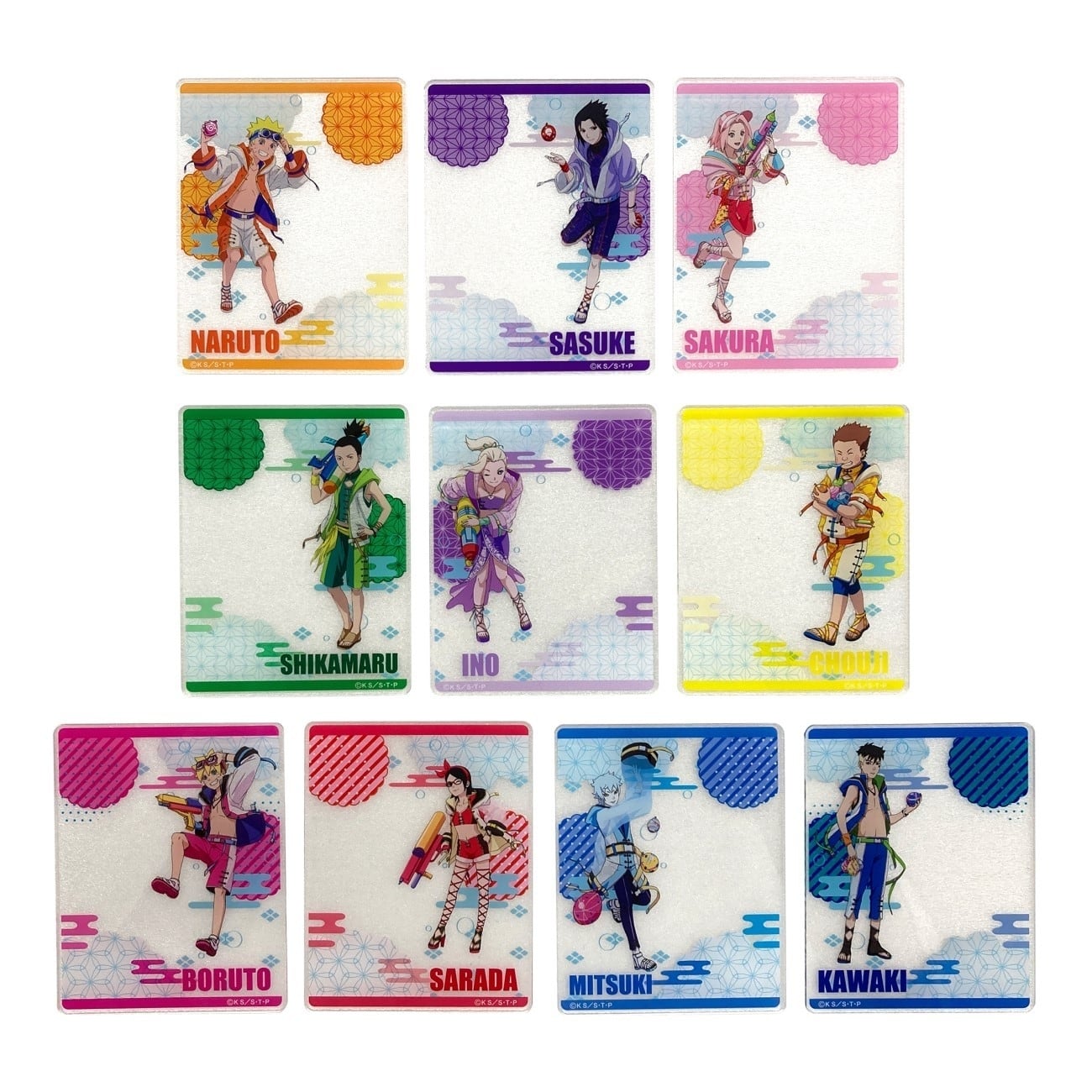 真夏の大水遁祭 アクリルカード 【NARUTO&BORUTO 忍里