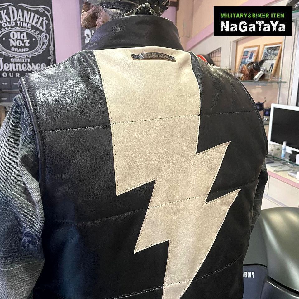 Vin&Age ヴィンアンドエイジ Naughty leather vest レザー ナーティー