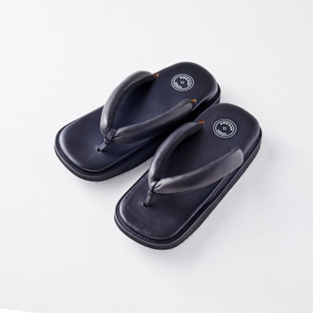 サン駄（江戸前sandal） black [SW-10222] | lift-shoes