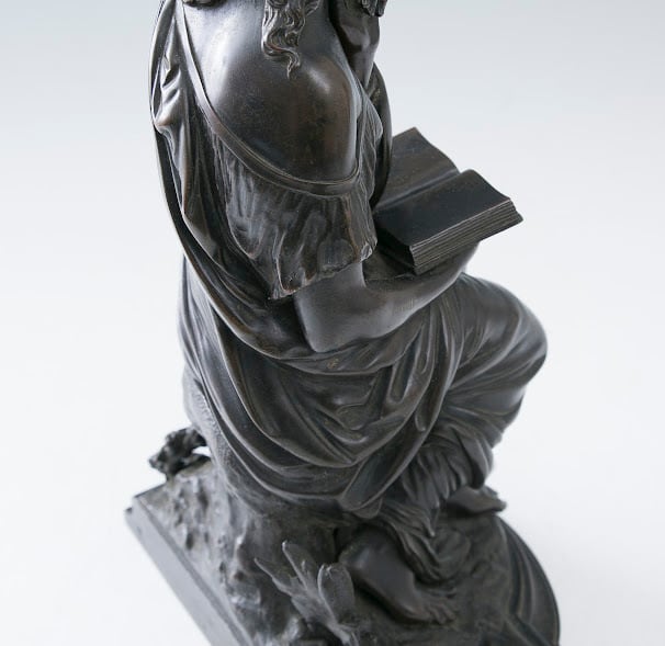 duchoiselle ブロンズ 銅製 少女像 置物 オブジェ インテリア 仏蘭西