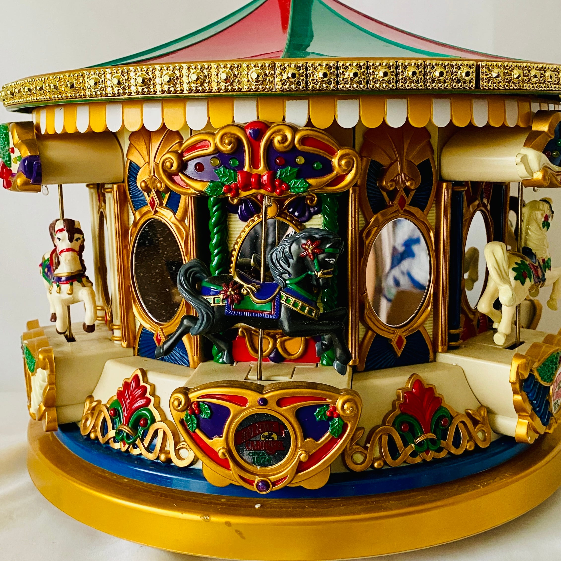 ミスタークリスマス/カルーセル/ライトアップ/1段/メリーゴーランド