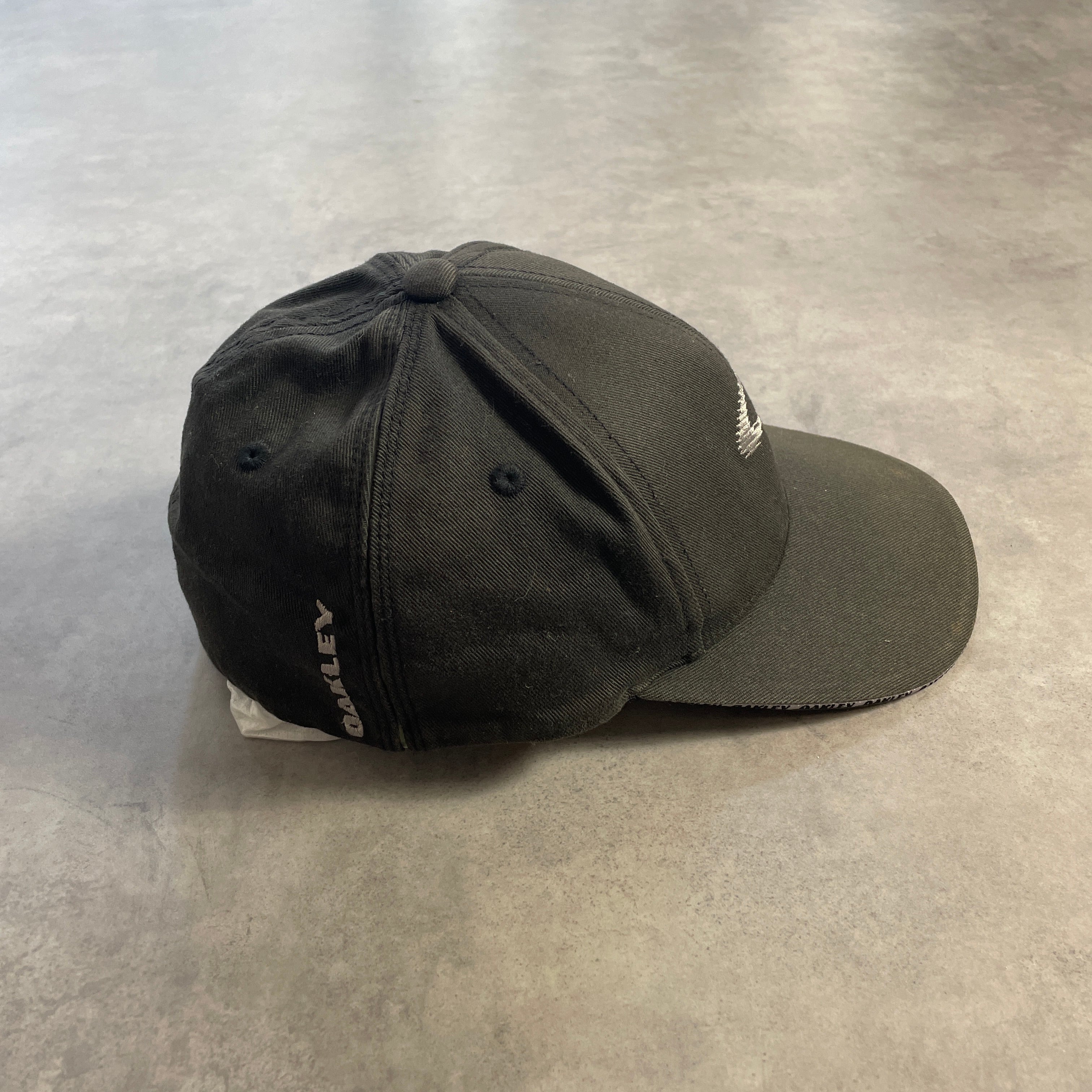 90s 00s archive OAKLEY オークリー ギザロゴ キャップ 黒 | Flog.