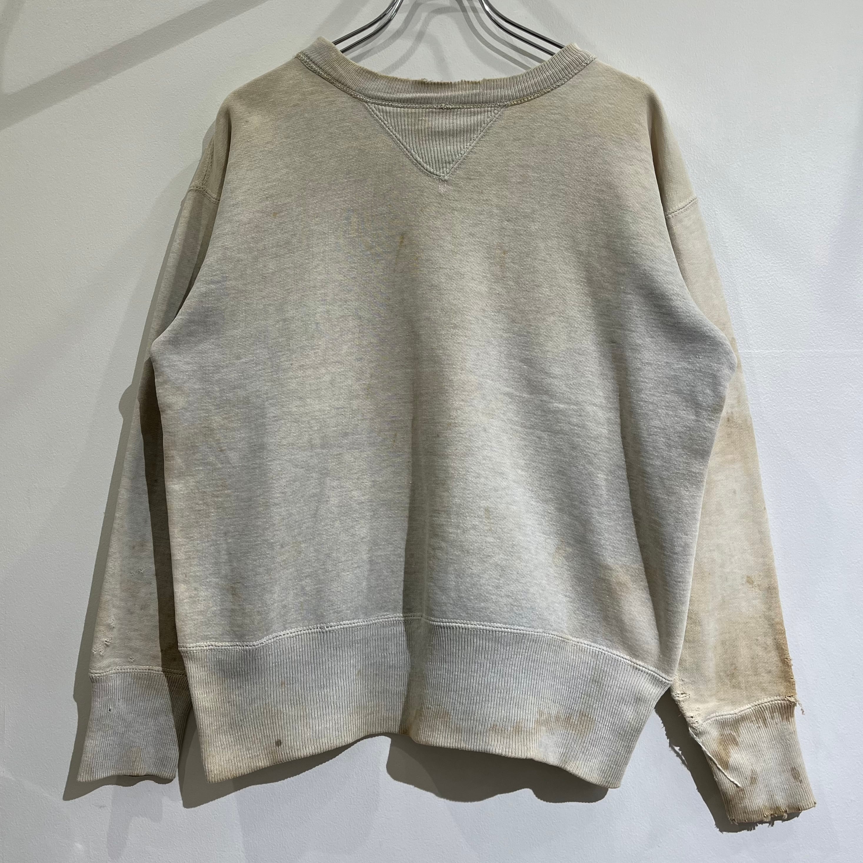 40s Both V Sweat Big Size 40年代 両V スウェット ビッグサイズ 極上