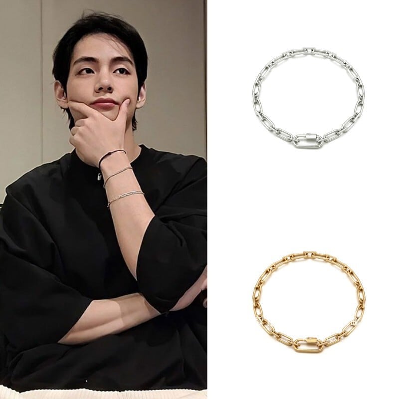 HYERES LOR 正規品 Silver HL3B98068W9 シルバーリンクチェーン