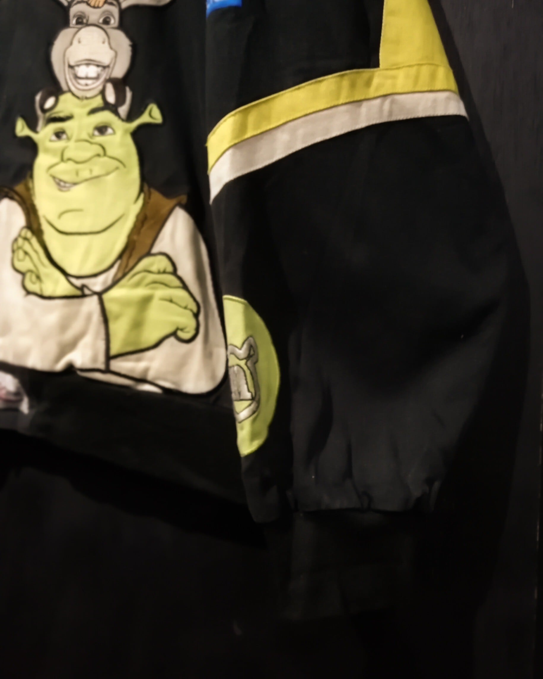 WEAPON VINTAGE】m&m's × Shrek Design Vintage Loose Racing Jacket