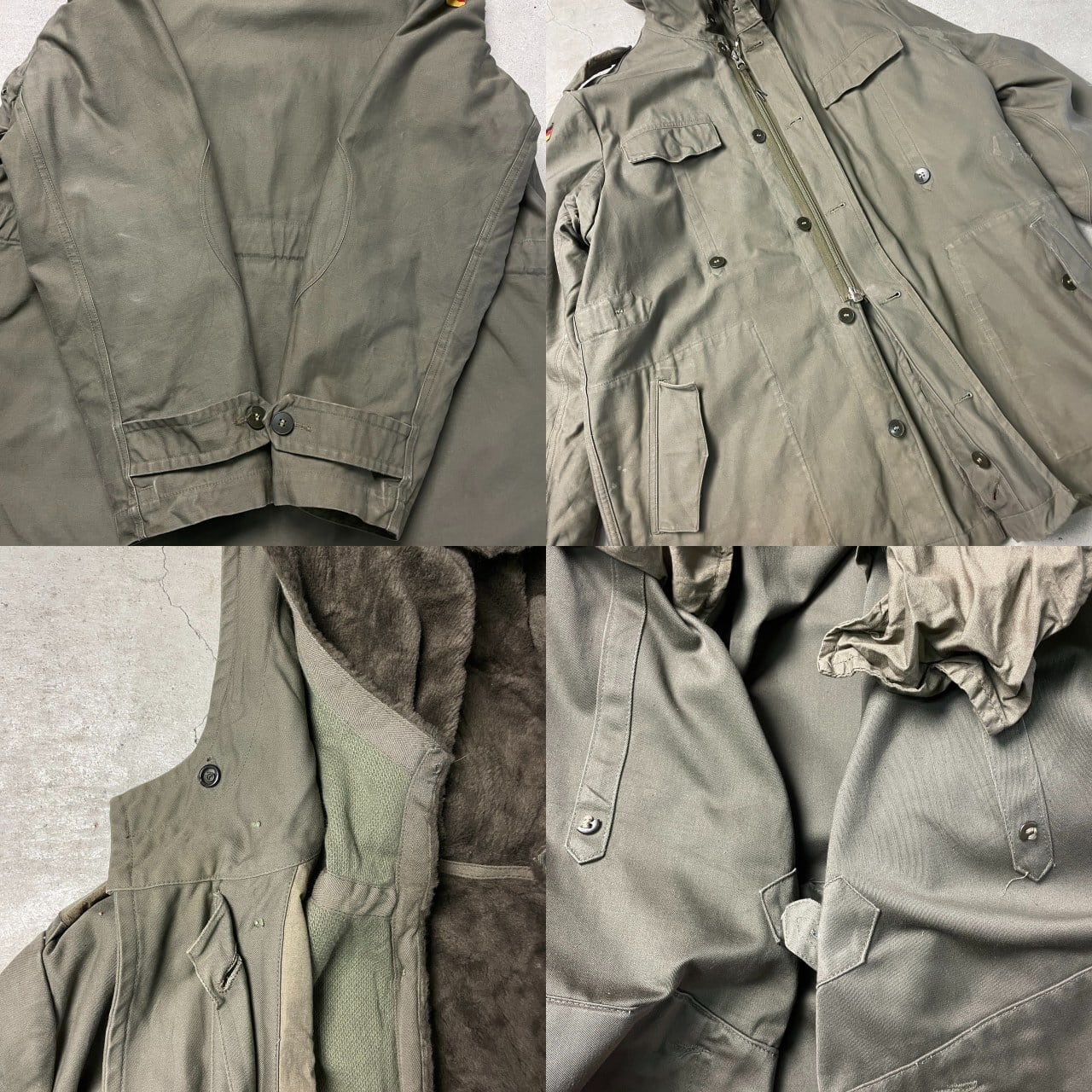 70年代ドイツ軍実品 フィールドパーカー モッズコートライナー付き