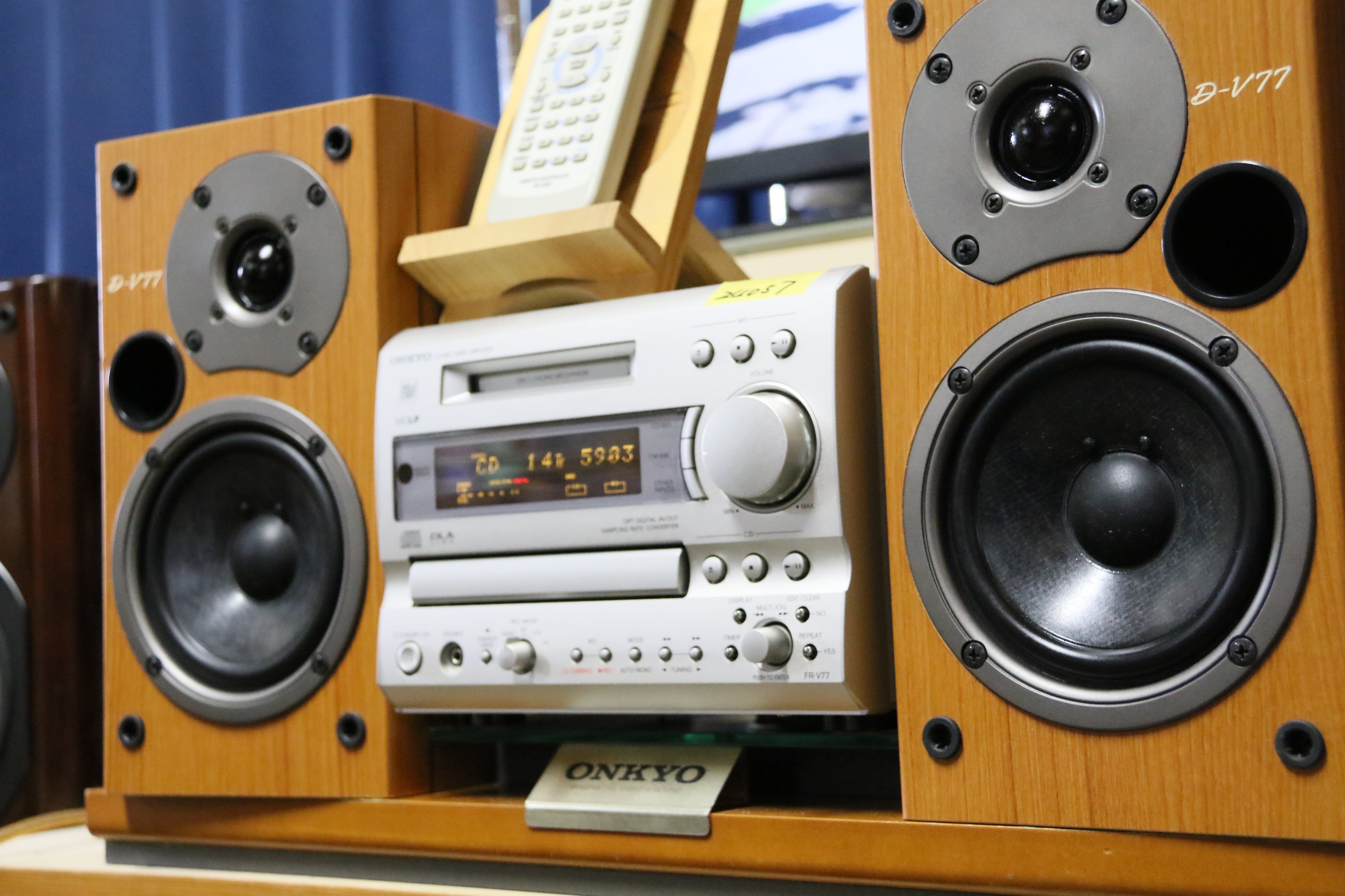 初代上位機種！隠れた名機】ONKYO システムコンポ FR-V77＆D-V77 MD/CD