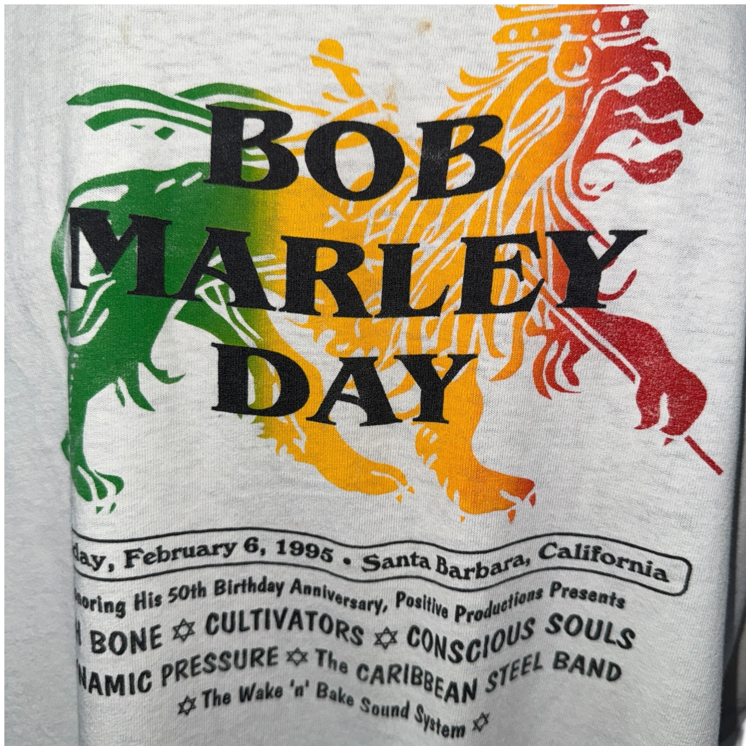 BOB MARLEY】ボブマーリー 50th Anniversary Vintage Tシャツ XL
