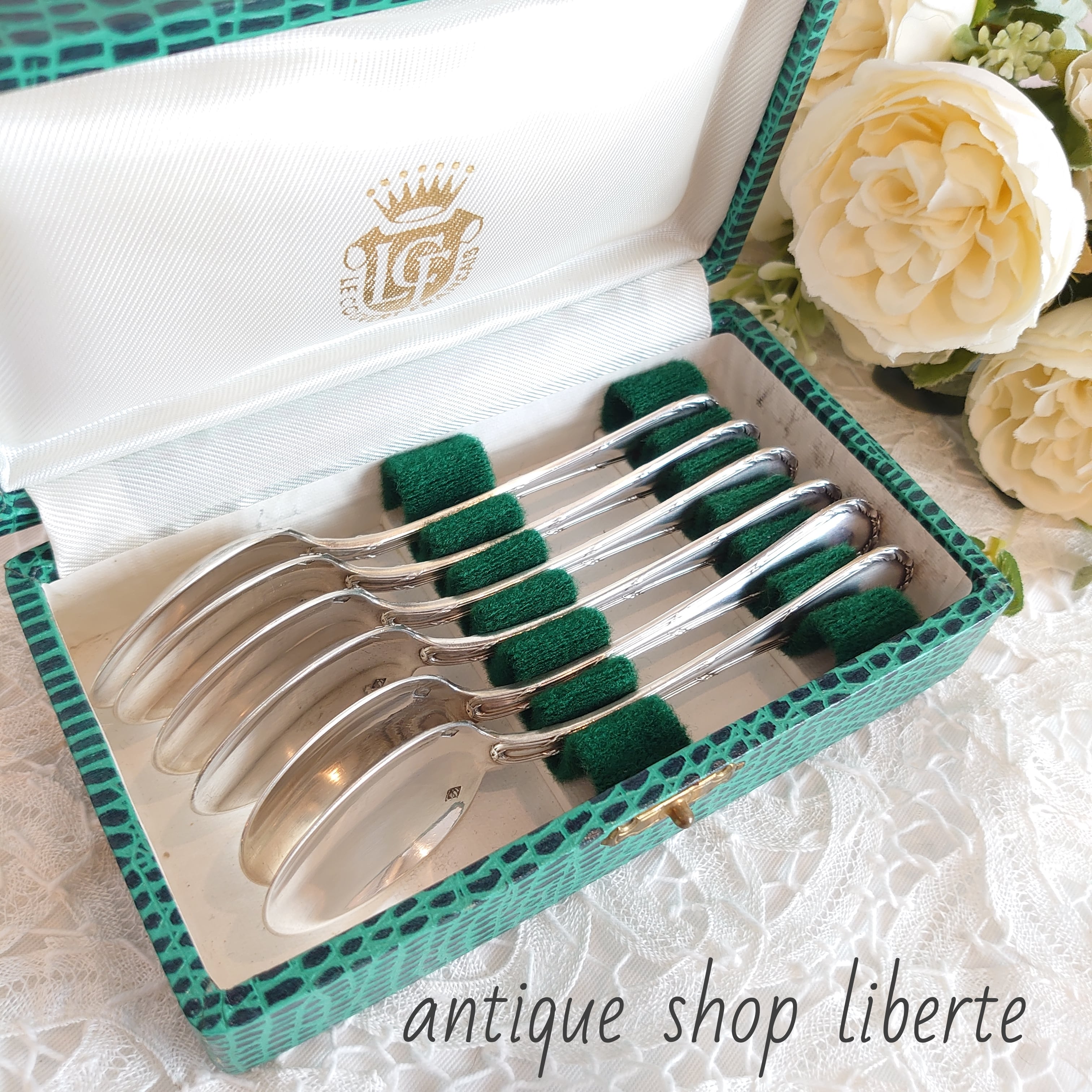 ピュイフォルカ puiforcat spoon 6本組 silver950 | アンティーク