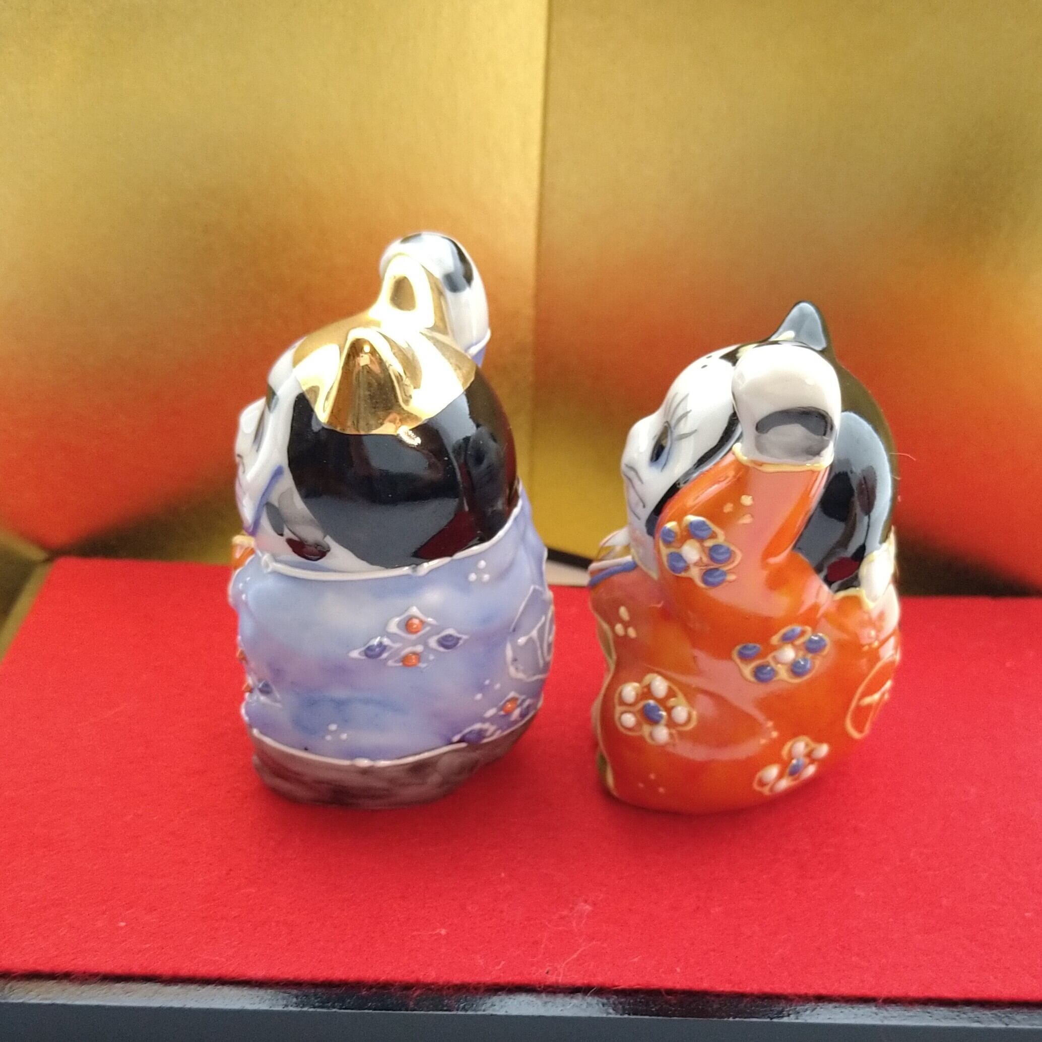 九谷らぶ招き猫ゆっきー ゆっきー雛」YBL | 九谷LOVE招き猫ゆっきー