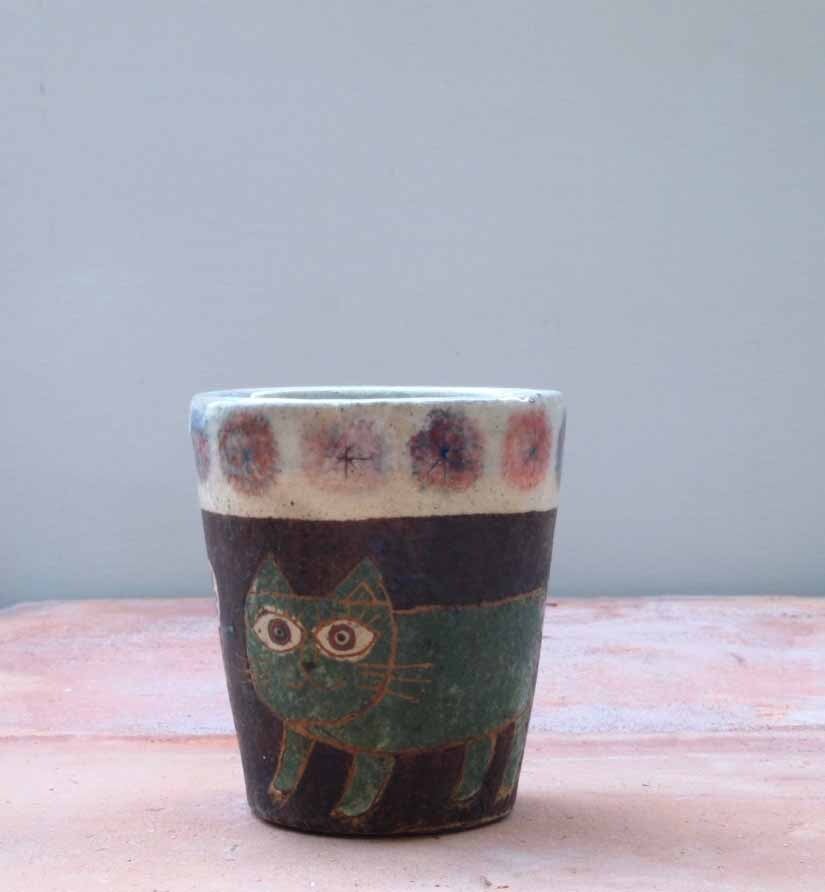 7 矢合直彦（陶） ポンポンコップ（小） | Galeria Mamica shop