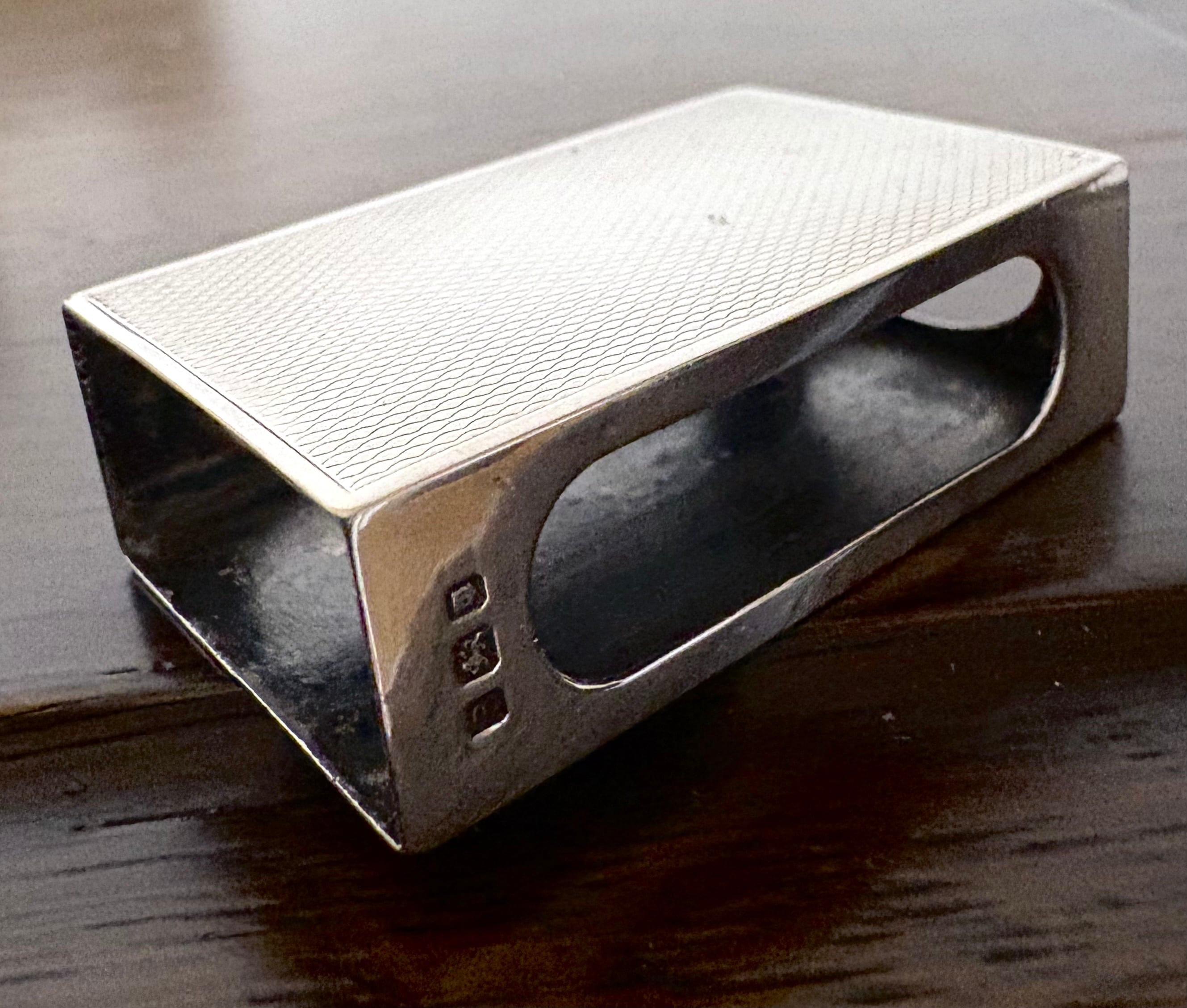 英国ビンテージ スターリングシルバー 喫煙小道具 マッチ箱 マッチ