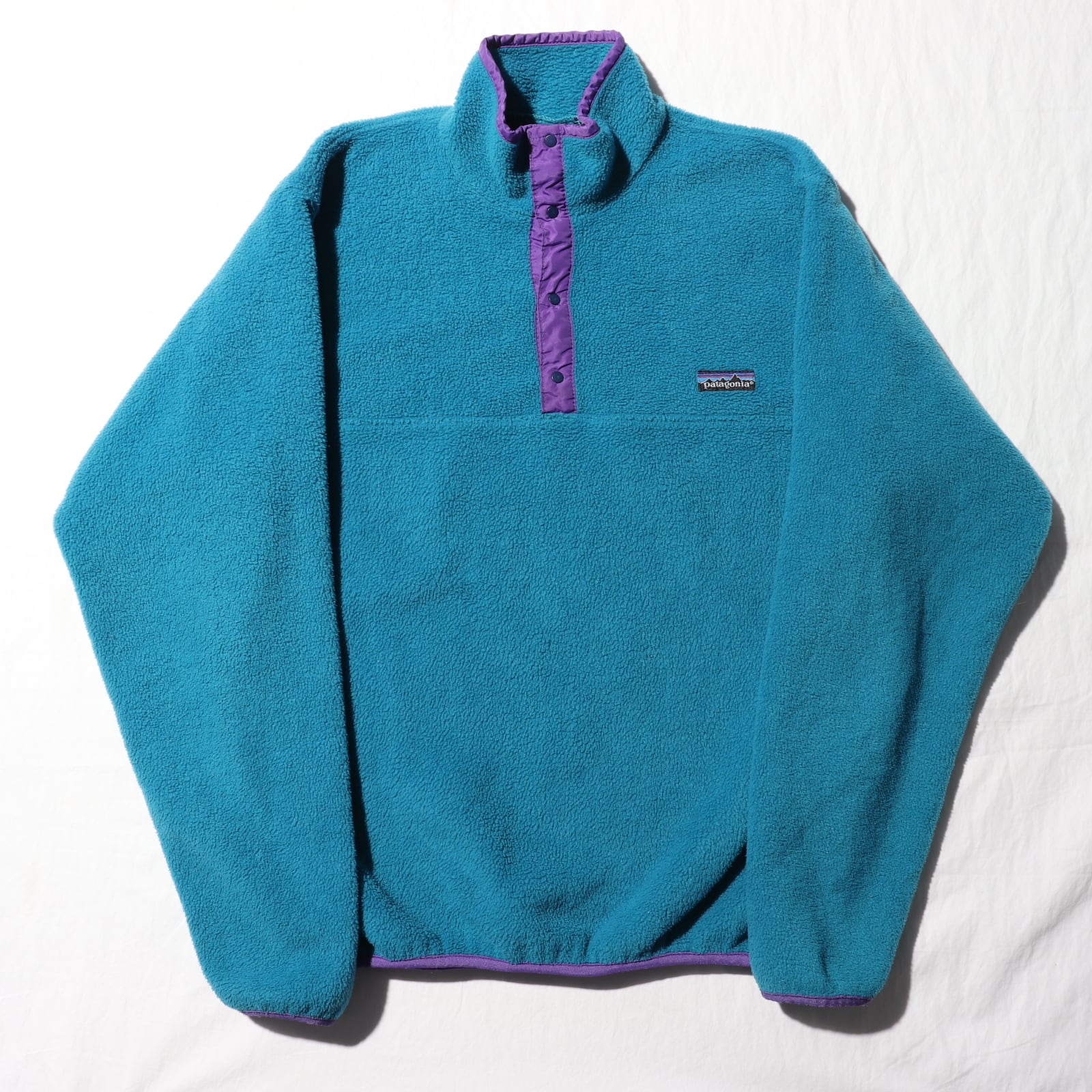 極美品 M USA ターコイズブルー 三角タグ 90s シンチラスナップT