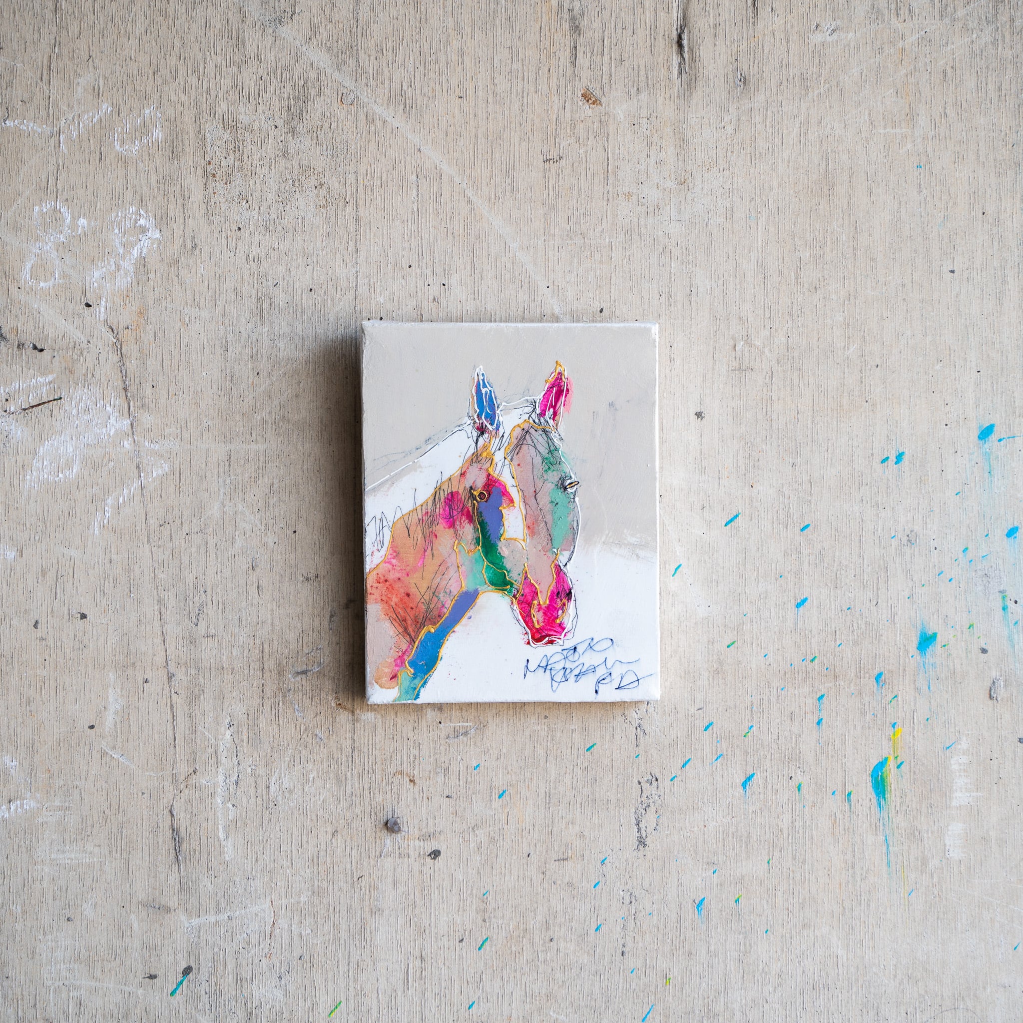 原画 F0「27448 一人で考えすぎると心が重くなる馬」 | NAOTO KITAMURA