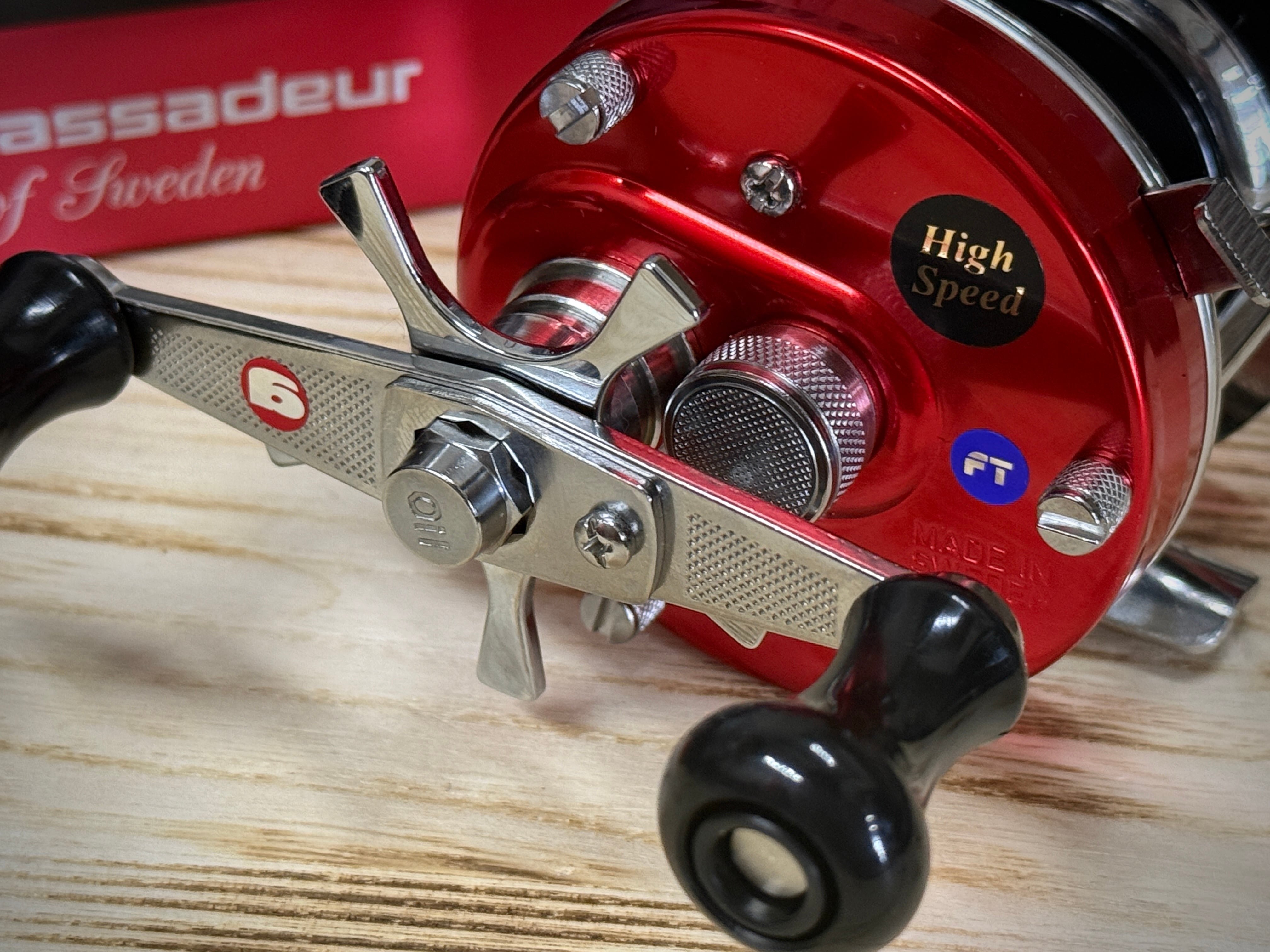 Ambassadeur 4501 Factory Tuned Red | Fishing Tackle BLUE MARLIN