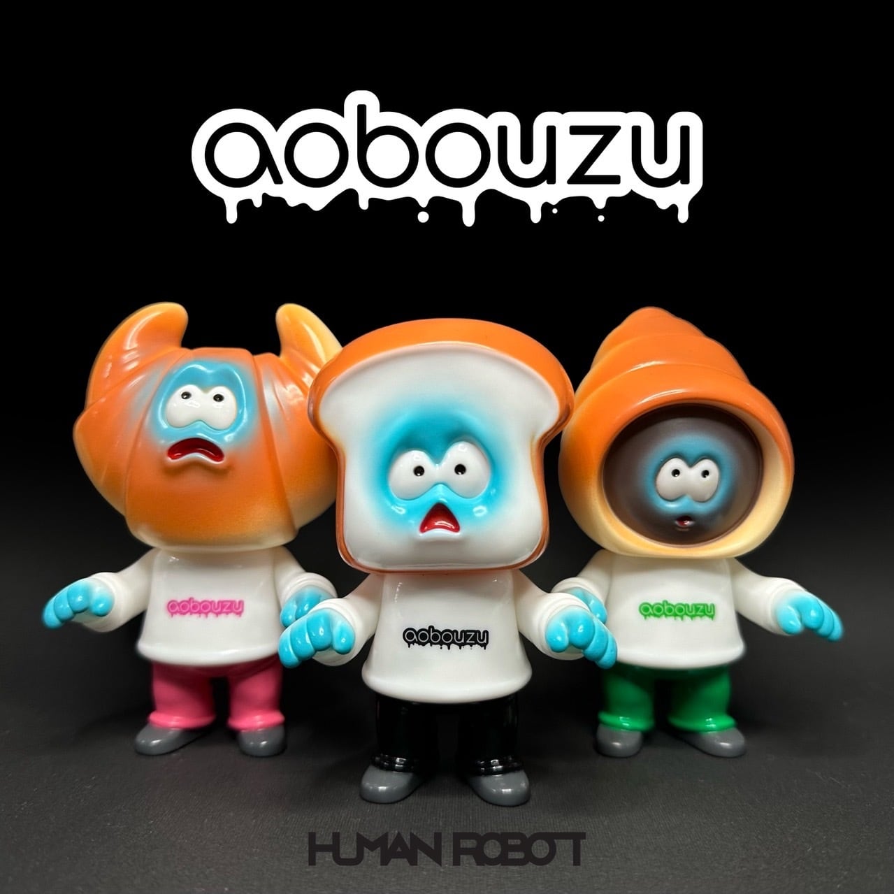 HUMAN ROBOT × 青坊主 PANDEAD 3体セット【抽選販売】 | 青坊主-aobouzu-