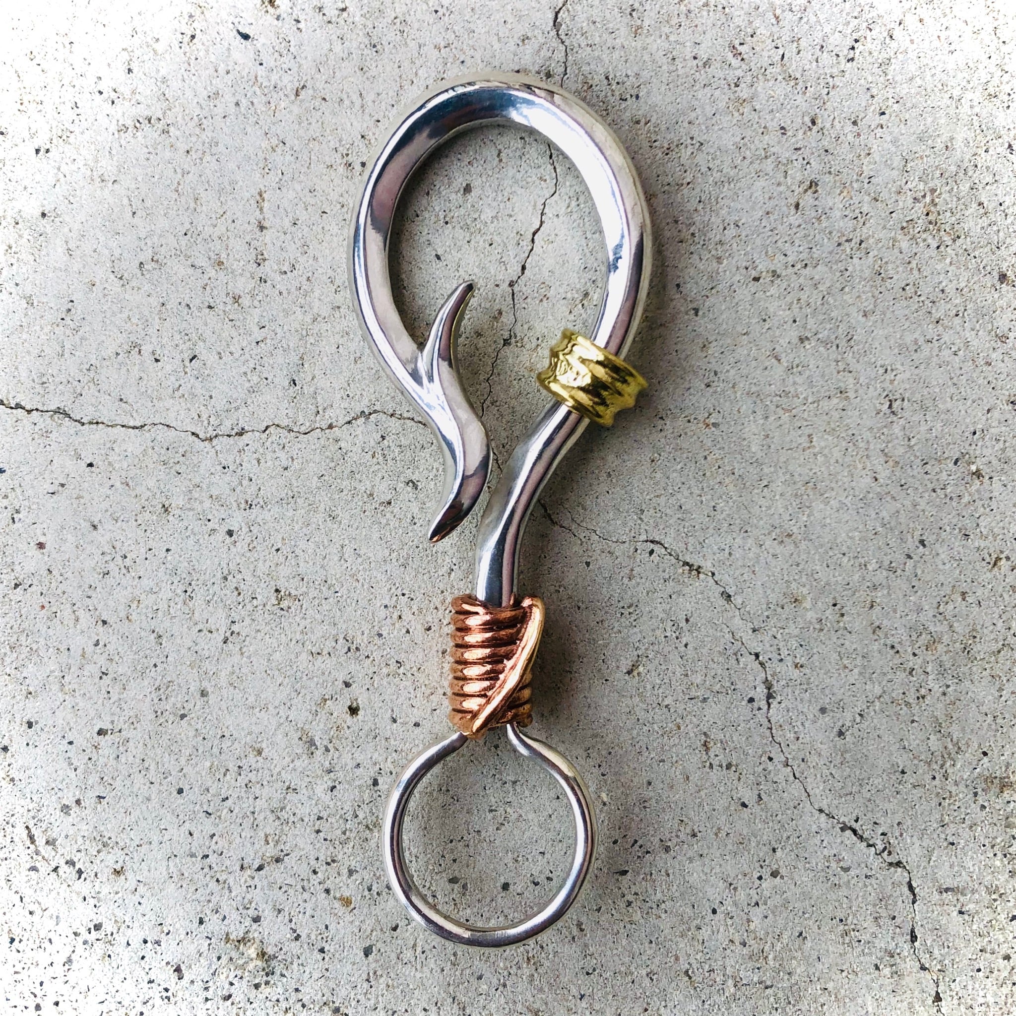 六丸屋のキーフック シルバー925 | 六丸屋 rokumaruya