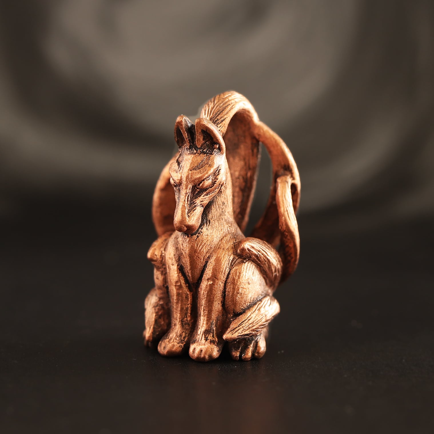 根付 九尾 狐 現代根付 【公式通販】