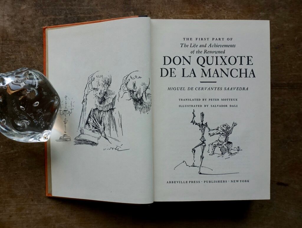 絶版洋古書】サルバドール・ダリの挿画 ドン・キホーテとデ・ラ