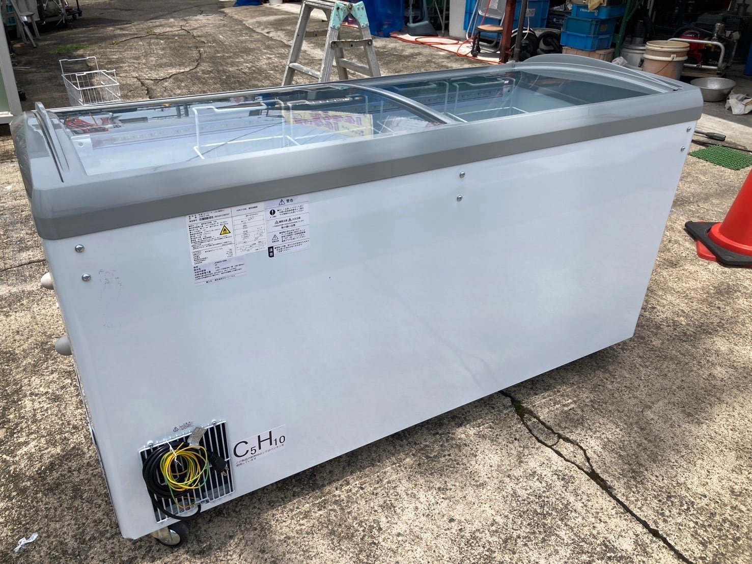 2023年製 美品 JCM 冷凍ショーケース ガラススライド扉 JCMCS-330L