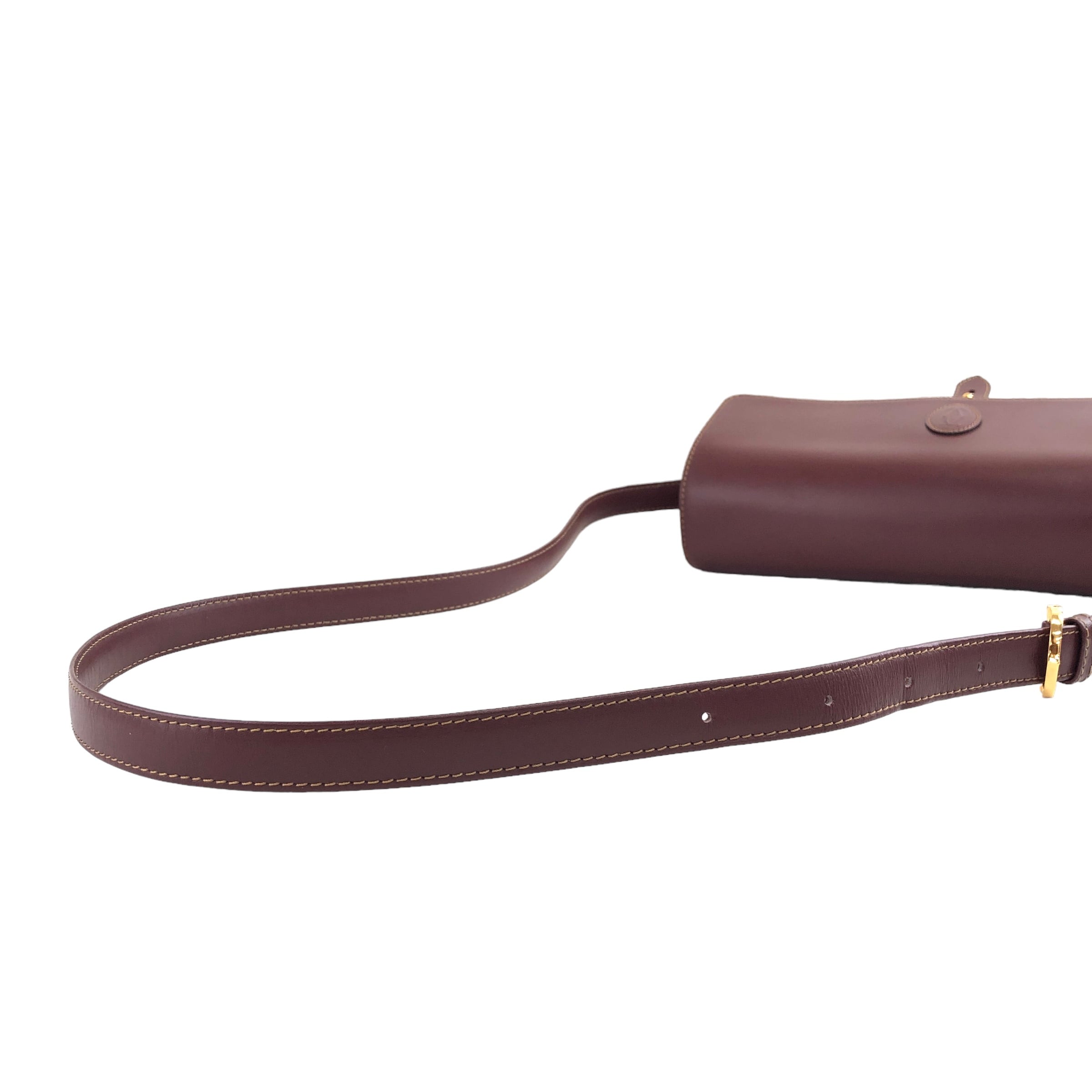 Cartier カルティエ マストライン ショルダーバッグ ボルドー vintage
