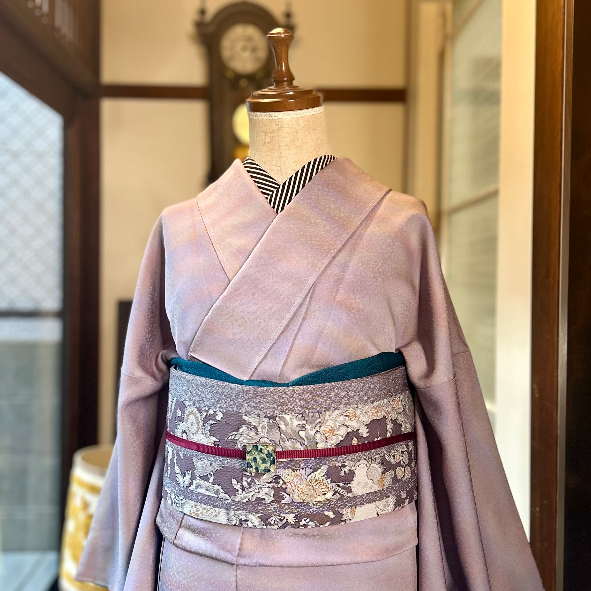 long＊aurora purple＊未使用品 ゆったり ワイド 身幅広め