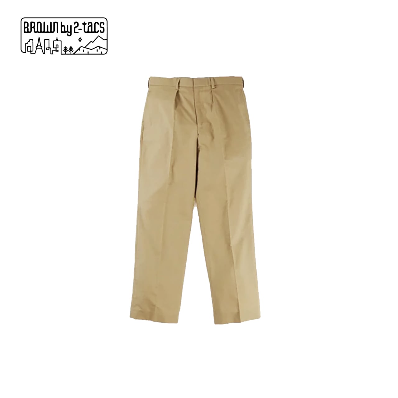 BROWN by 2-tacs Straight slacks | WORKROWN UNIFORM