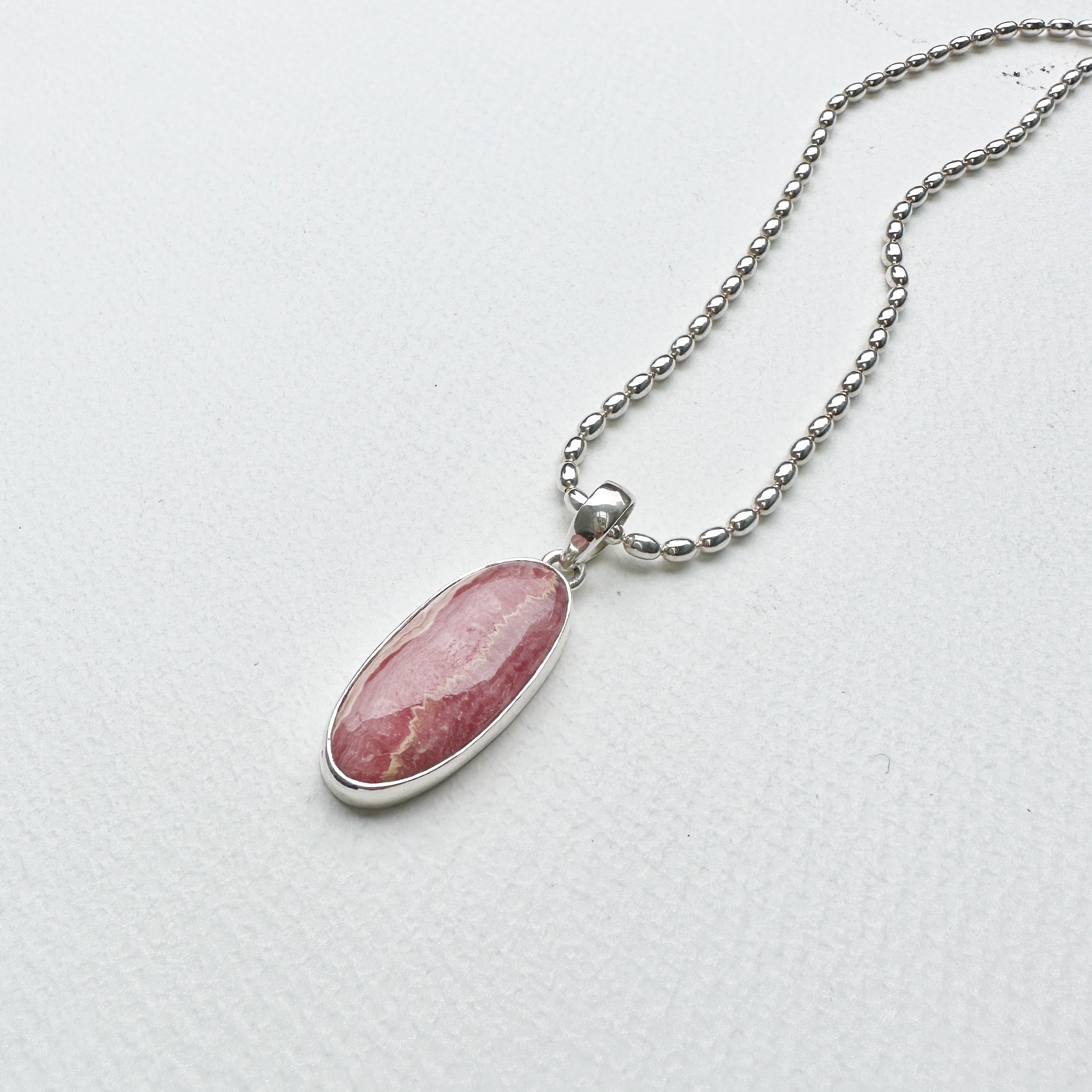 一点物 インカローズ ロング オーバル型 ペンダント | 【公式通販