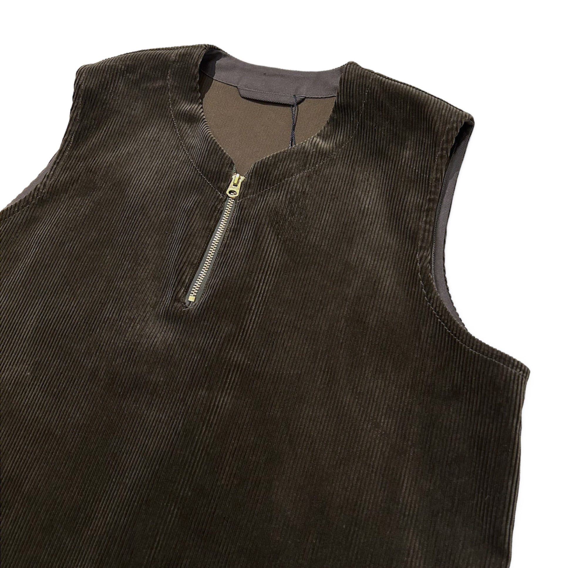 Nigel Cabourn / WORK VEST - 8WALE CORDUROY (VINTAGE FINISH