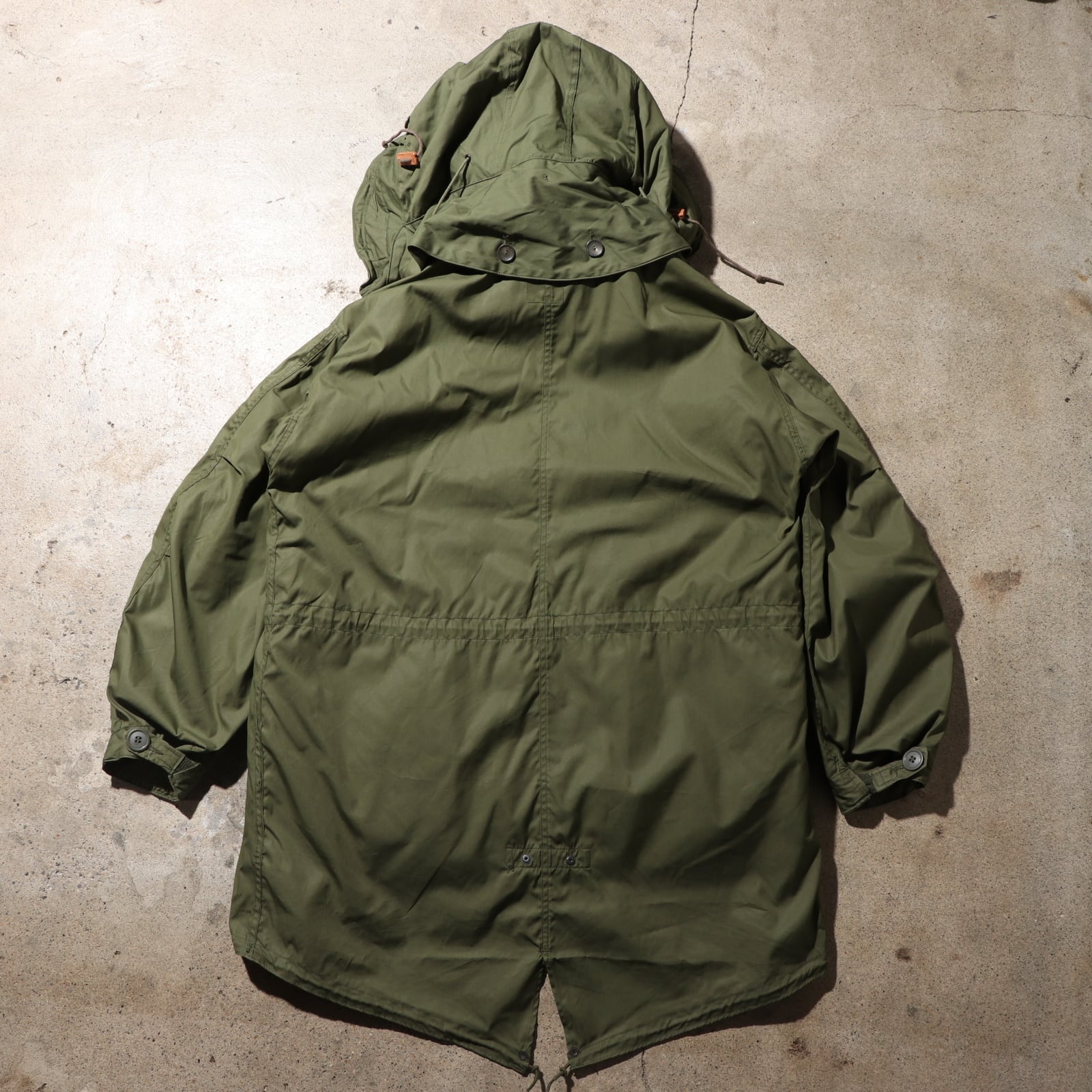 Deadstock M アルミ 70年 フルセット m-65 フィッシュテールパーカー