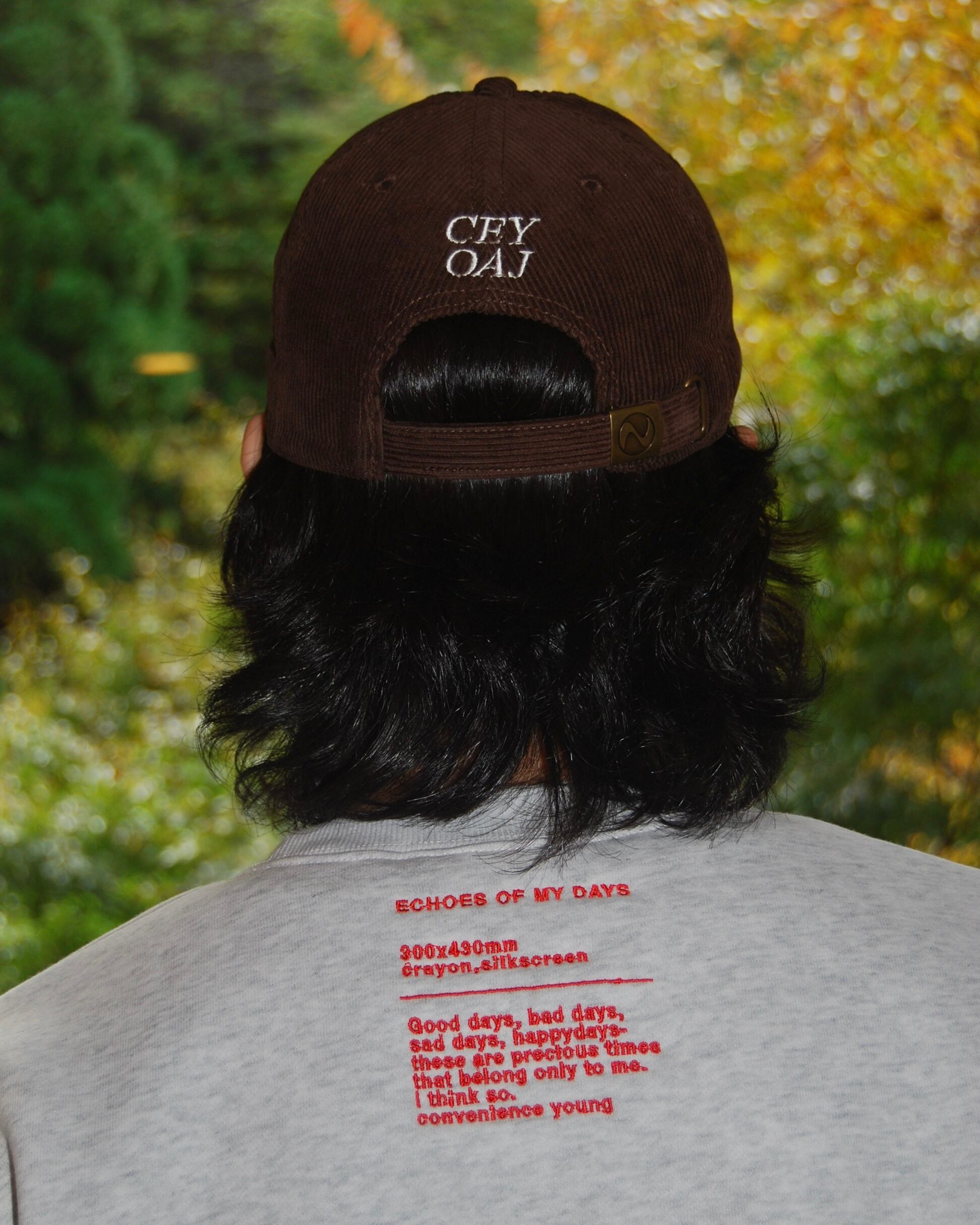 トップス ECHOES OF MY DAYS SWEAT : ASH ECHOES OF MY DAYS SWEAT