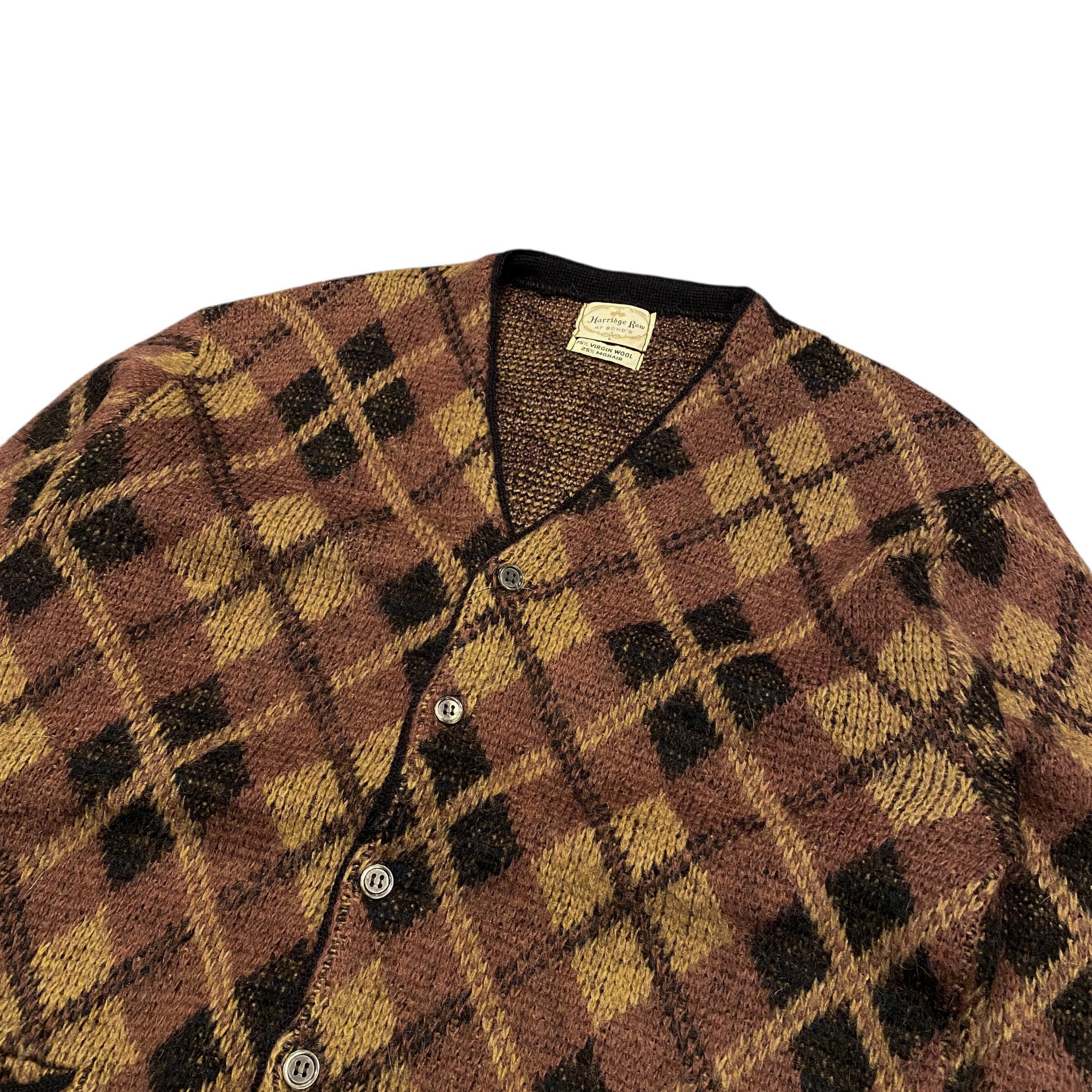 60's Harridge Row Mohair Cardigan L / モヘア セーター カーディガン
