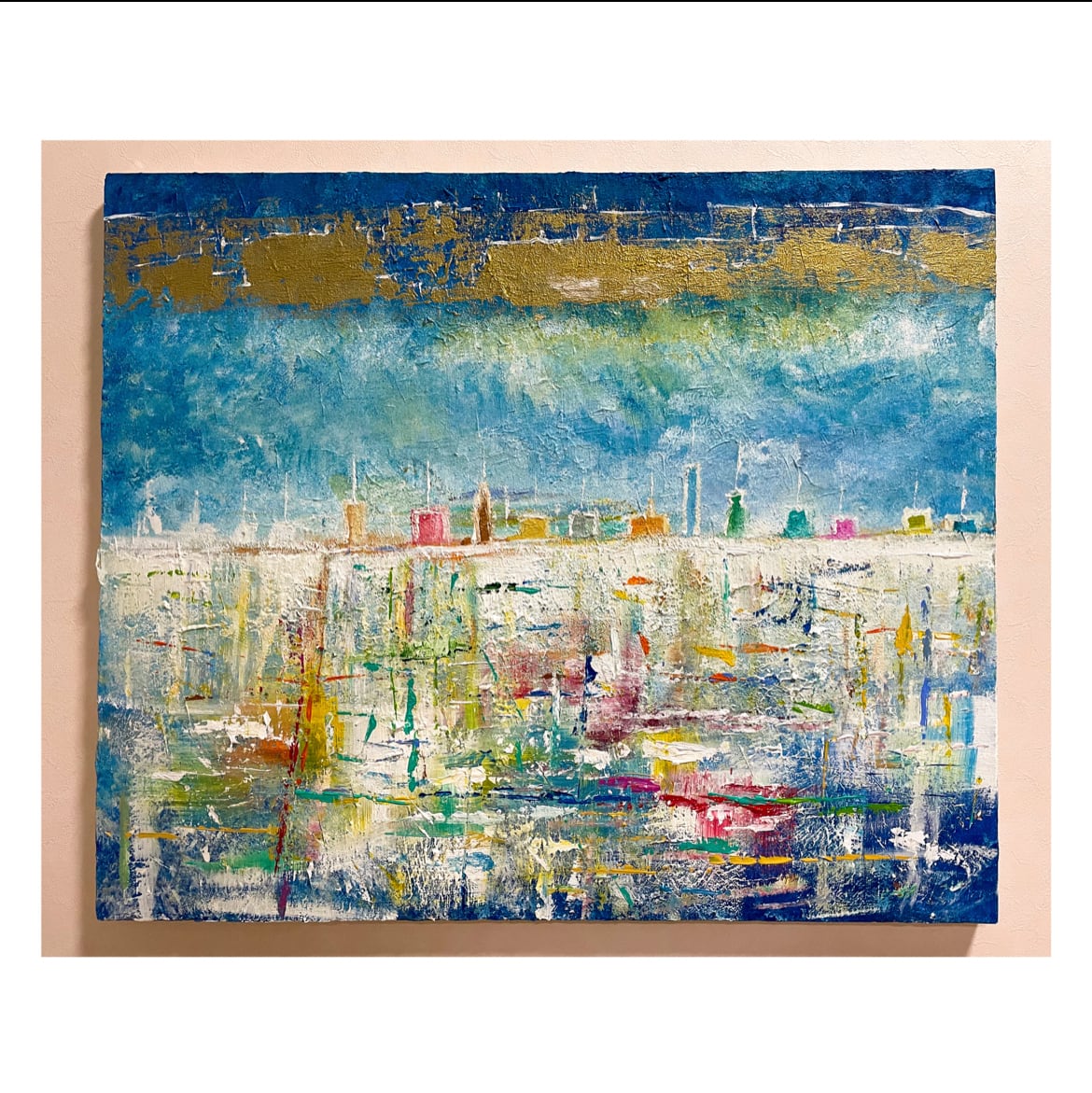 RENA F15サイズ 原画 絵 アート 抽象画 アクリル画 キャンバスRENA F4