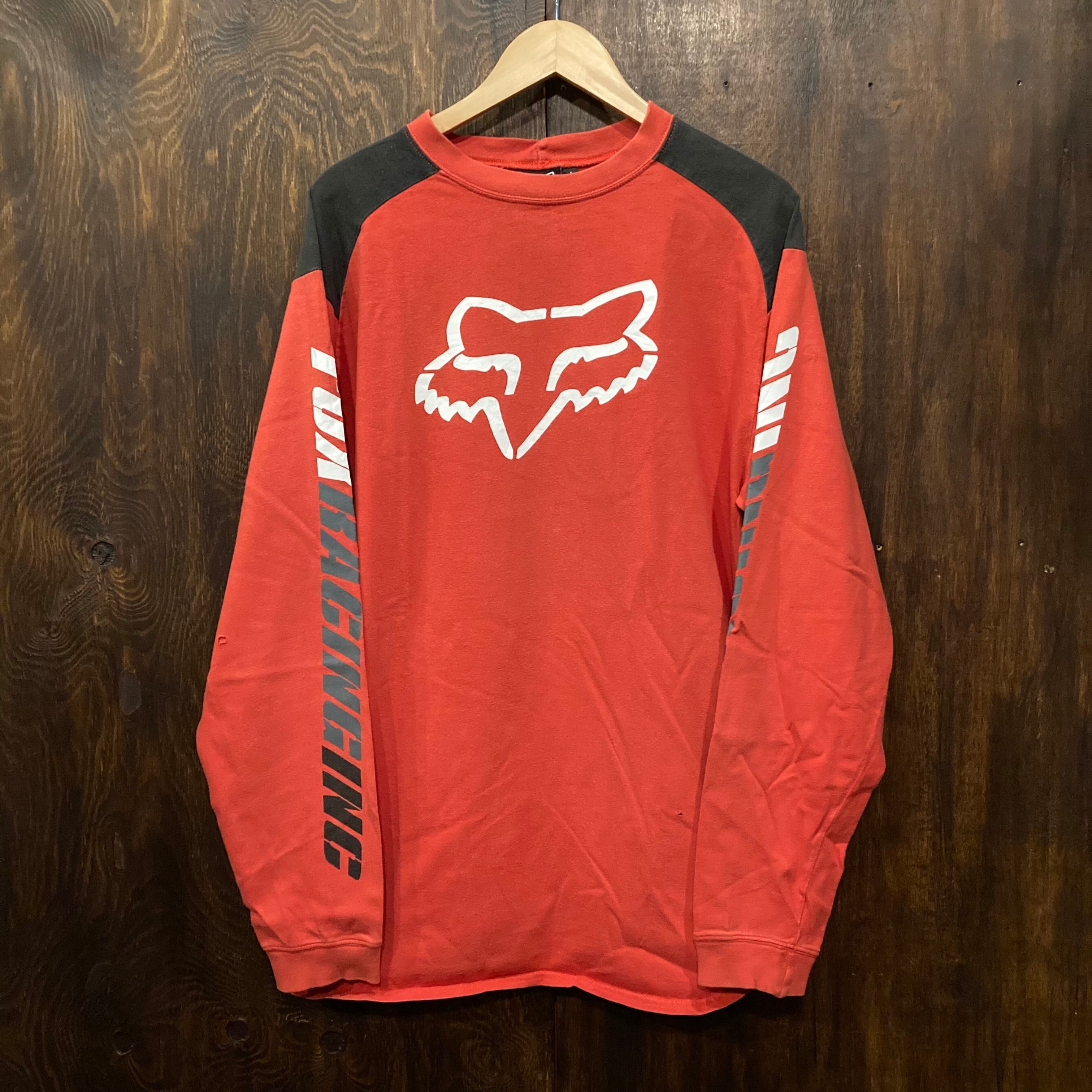 アメリカ古着 FOX RACING 長袖Tシャツ 長袖カットソー 90年代