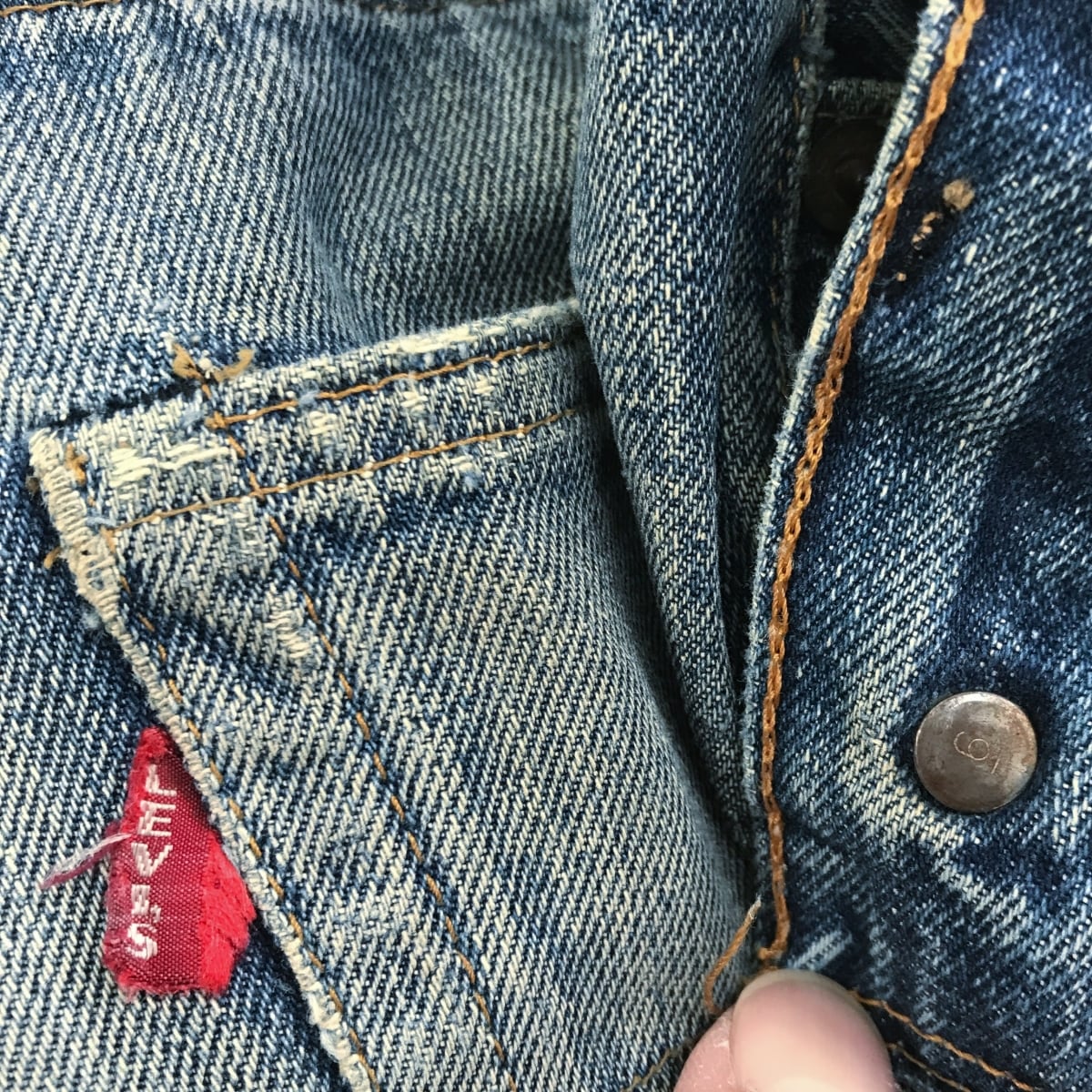 PRICE DOWN】LEVI'S リーバイス 60〜 70年代 501 BIG E 66前期 赤耳 足