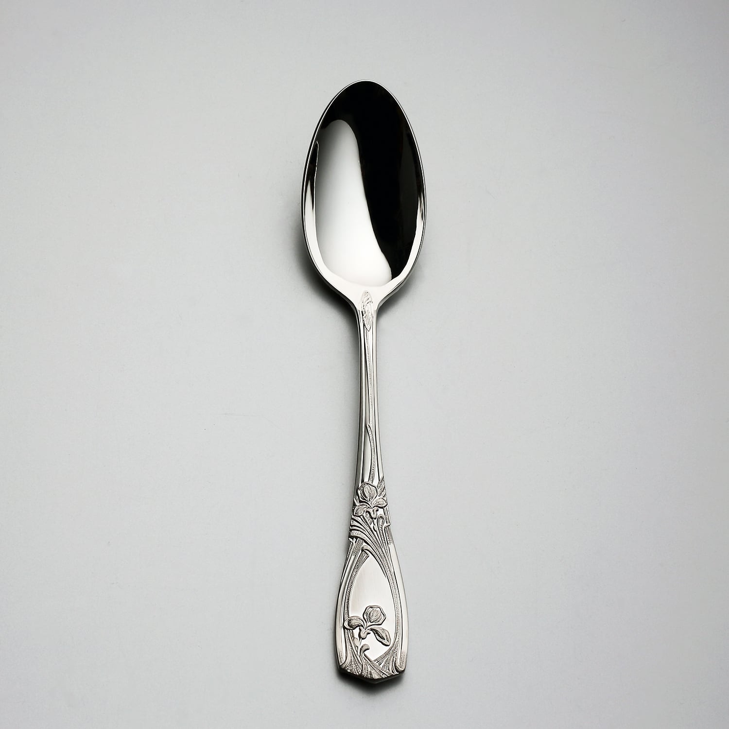 銀製スプーンセット 6本 シンプルアールデコ風 約110g 銀製スプーン