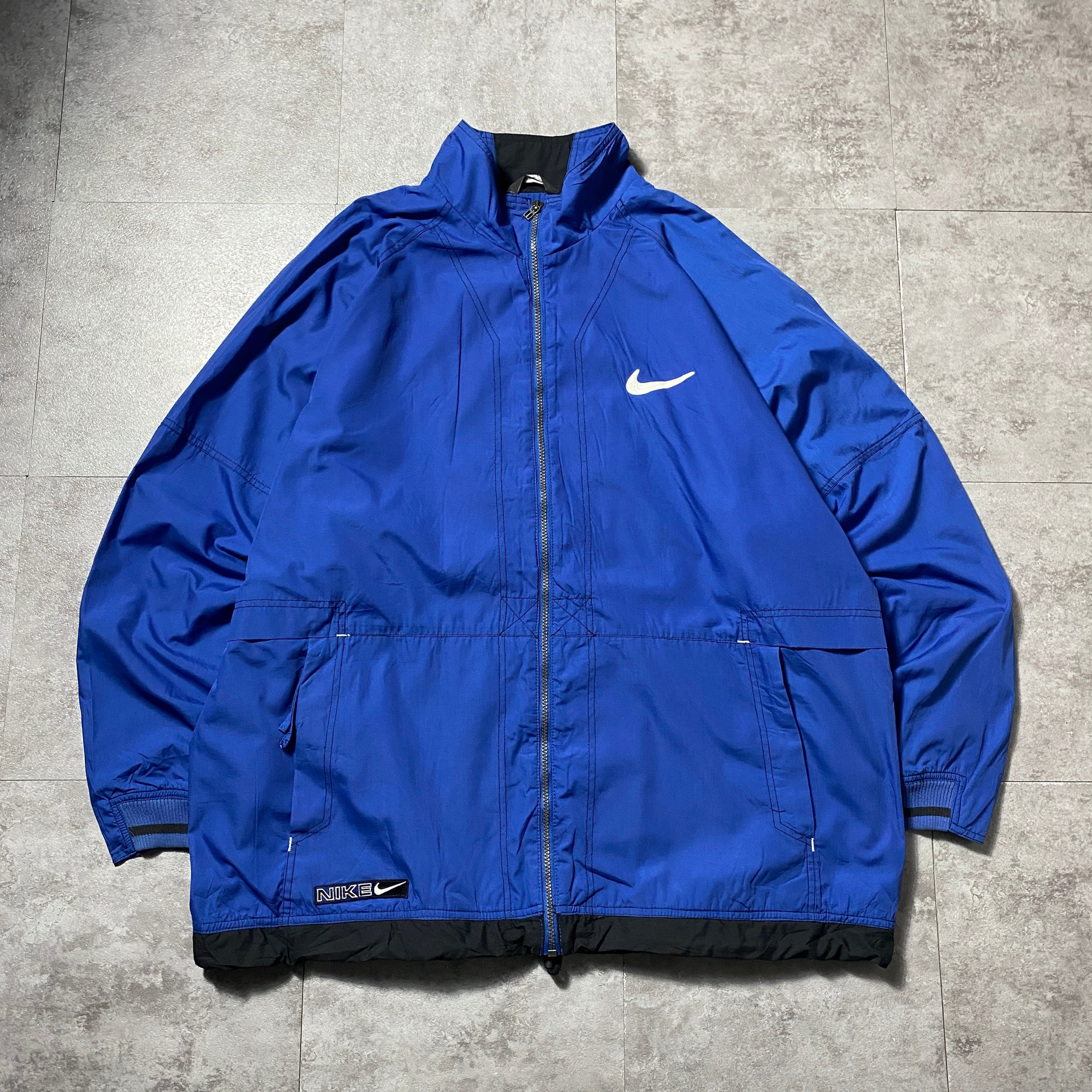 Size:XL】90's NIKE ナイキ スウォッシュ 刺繍ワンポイント バックロゴ