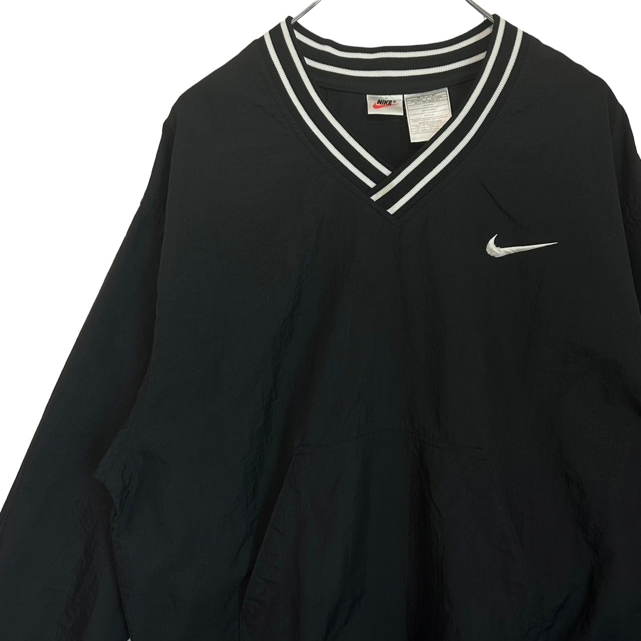 NIKE ナイキ ナイロンプルオーバー 刺繍ロゴ ワンポイントロゴ 90s