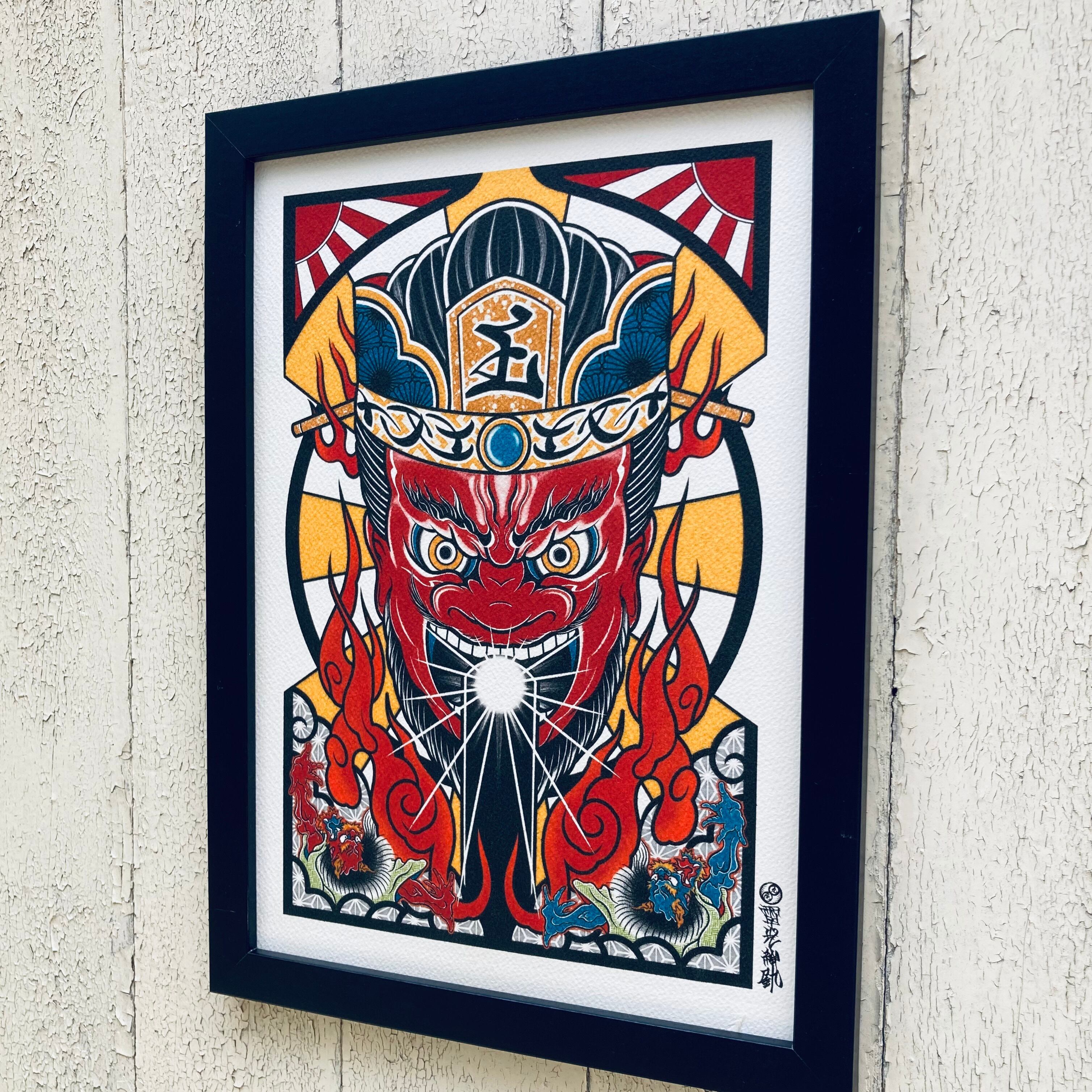 コ*助様 【額縁付き】kagemaru designs イラスト458×350 コ*助様