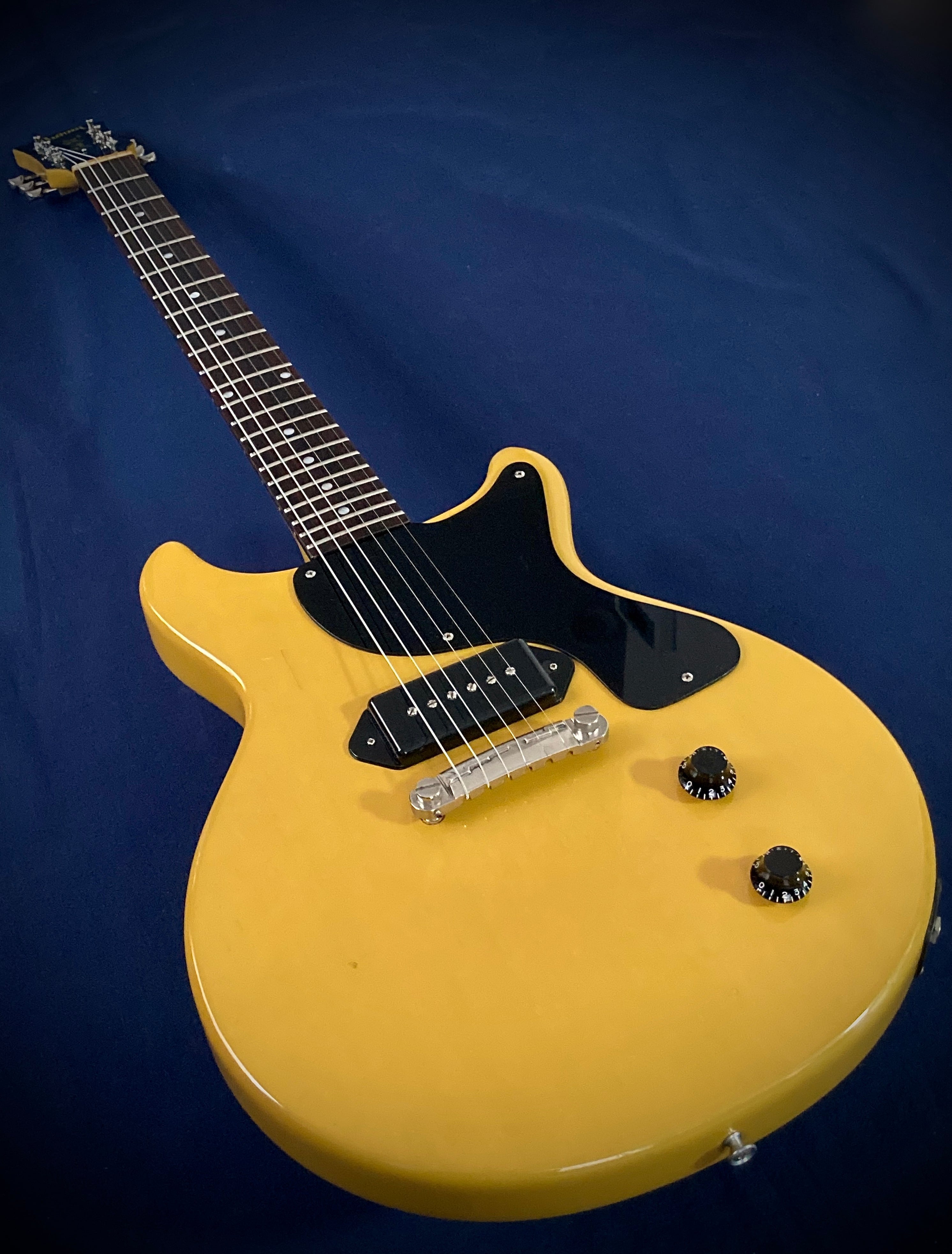 バーニー RTV'58 ☆KeithのTVイエロー！☆レスポールジュニア ダブル