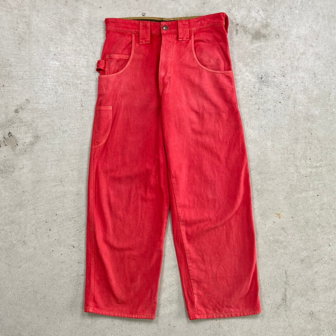 GENTE de IBIZA カラーデニムパンツ ワイド ペインターパンツ メンズ