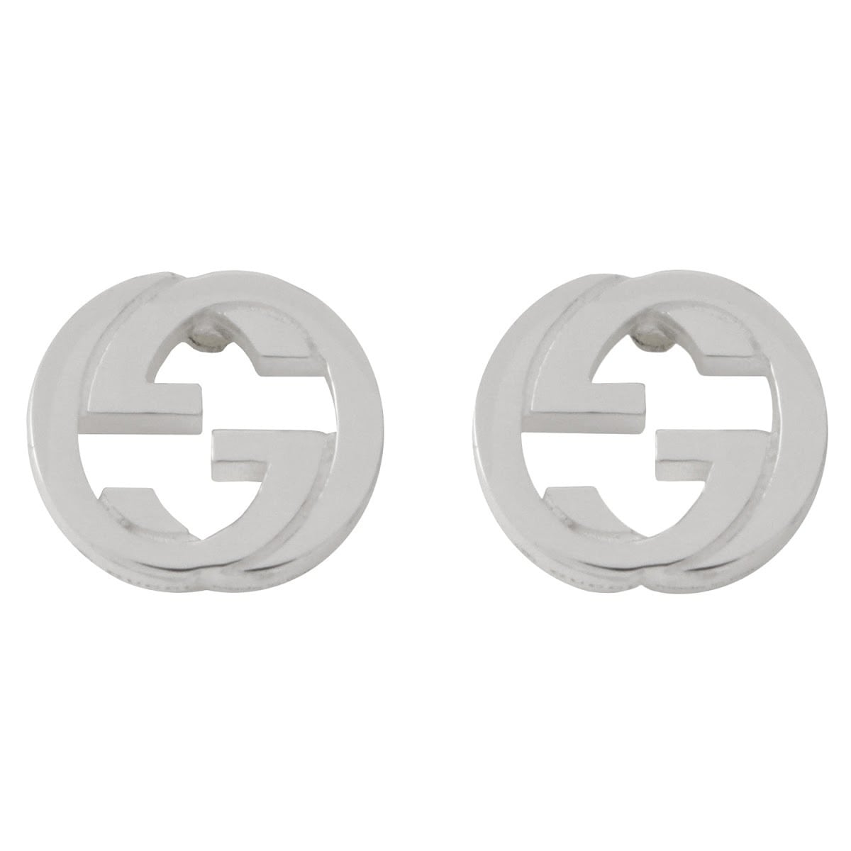 GUCCI グッチ シルバーインターロッキングG ピアス | CHANEL、Dior