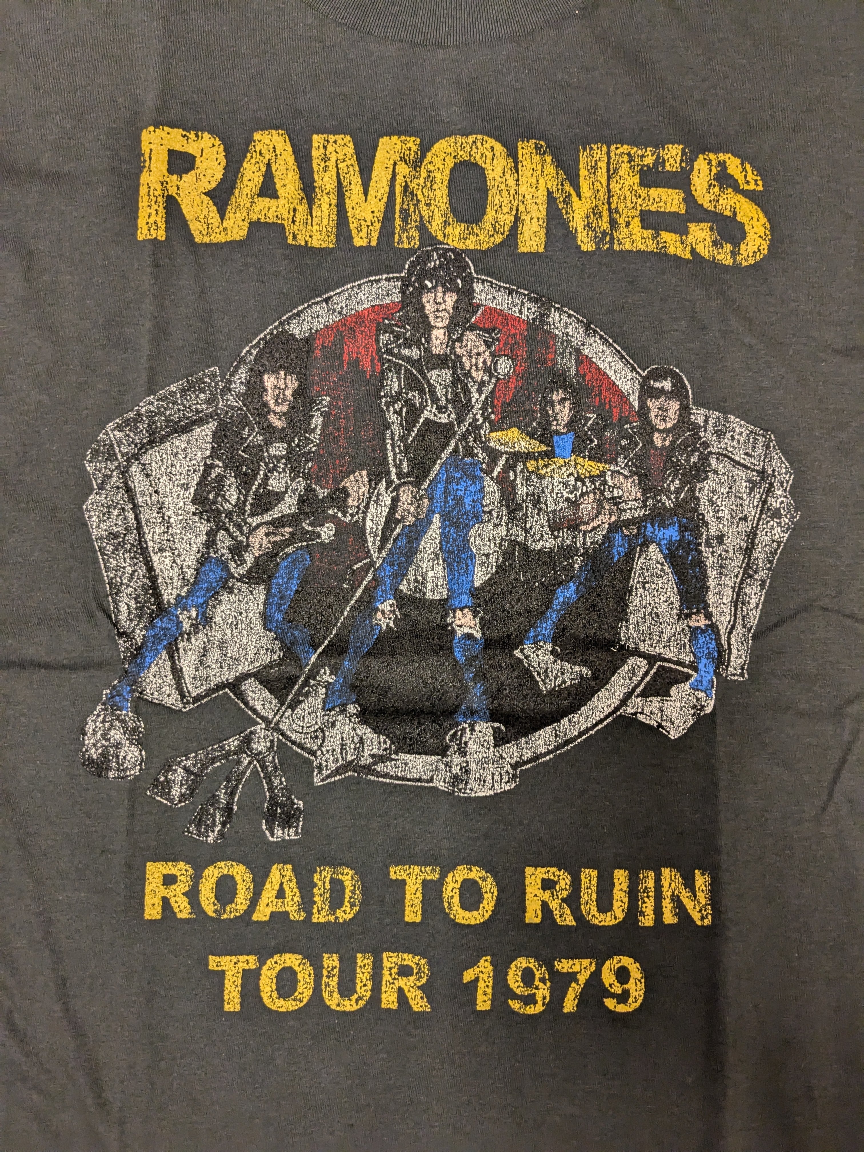 Ramones（ラモーンズ）】 Tシャツ / ビンテージ加工 〚アメリカン雑貨
