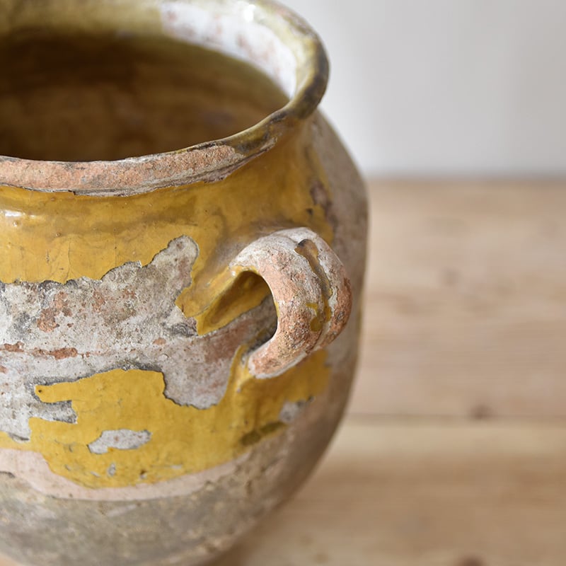 French Pottery Pot / 南フランス コンフィポット プロバンス 陶器の壺