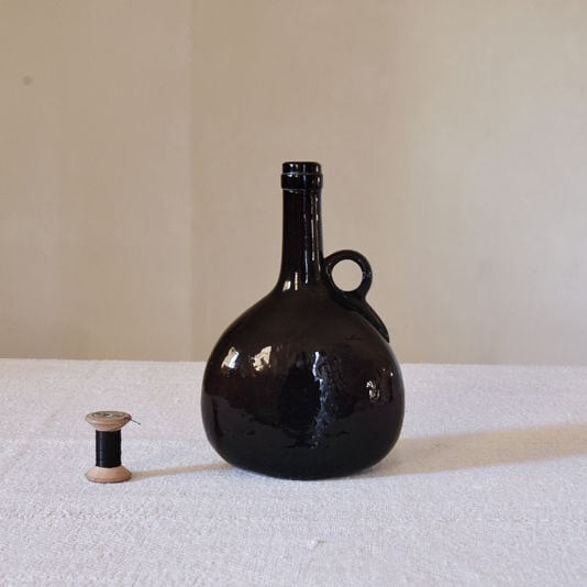 ガラス瓶 （茶・深い紫） 18世紀 （オランダ） | Myshica Antik